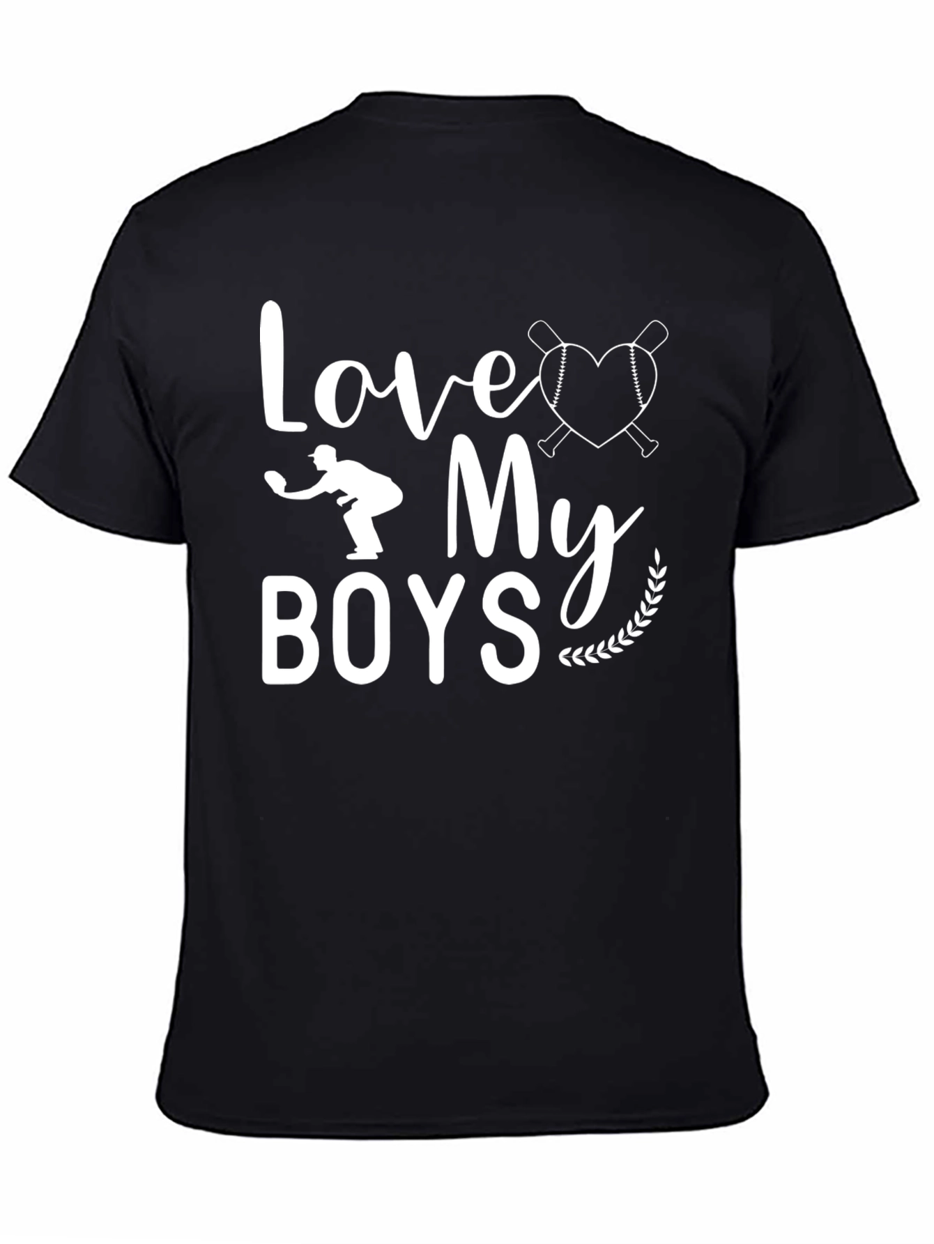 Love My Boys Baseball Graphic Tee