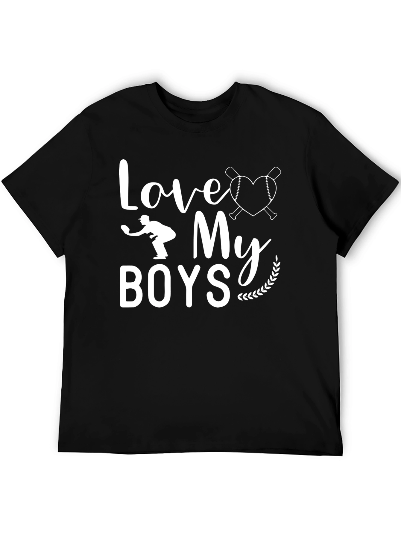 Love My Boys Baseball Graphic Tee