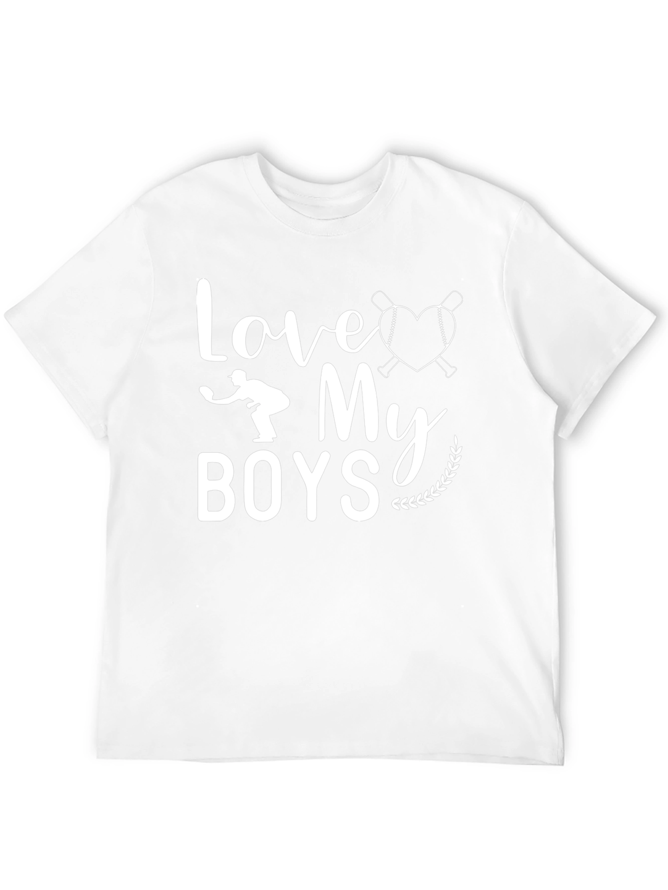 Love My Boys Baseball Graphic Tee