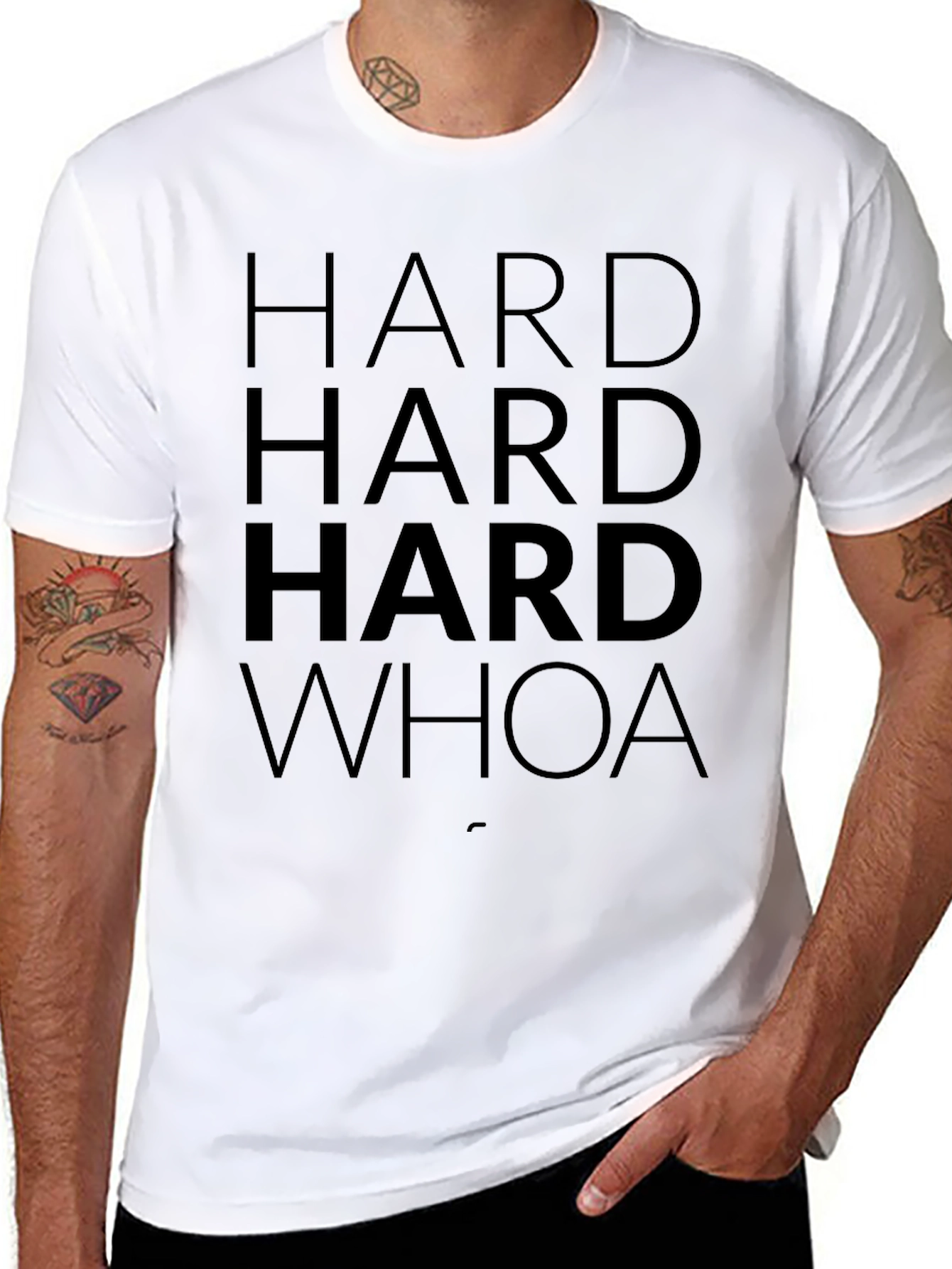 Hard Whoa Graphic T-Shirt