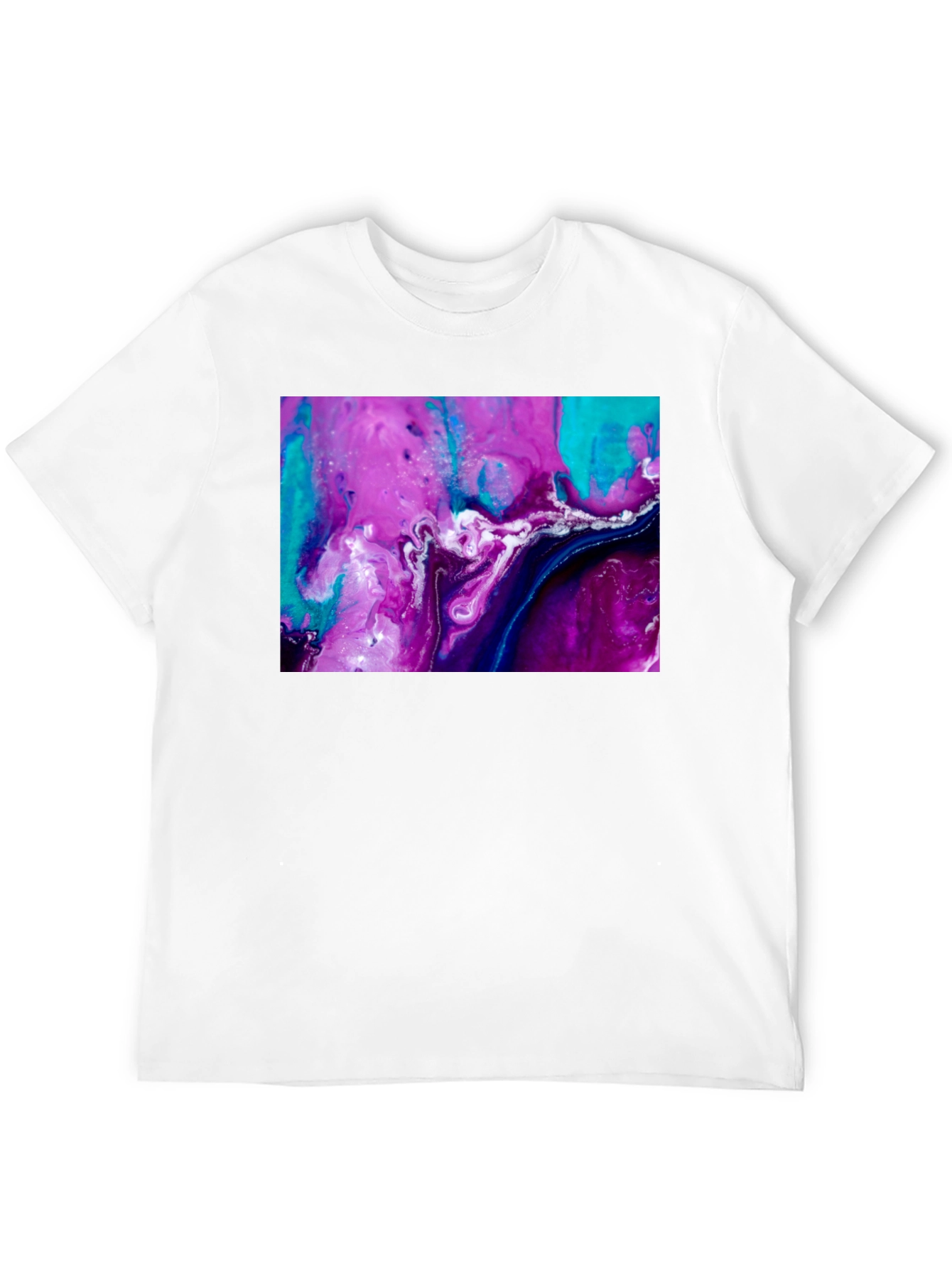 Abstract Art Graphic Tee - Modern Style