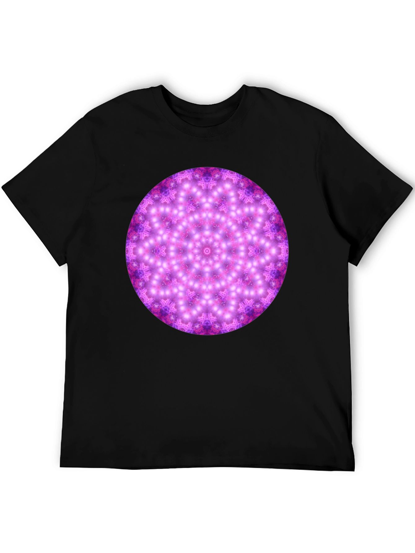 Cosmic Mandala Black T-Shirt