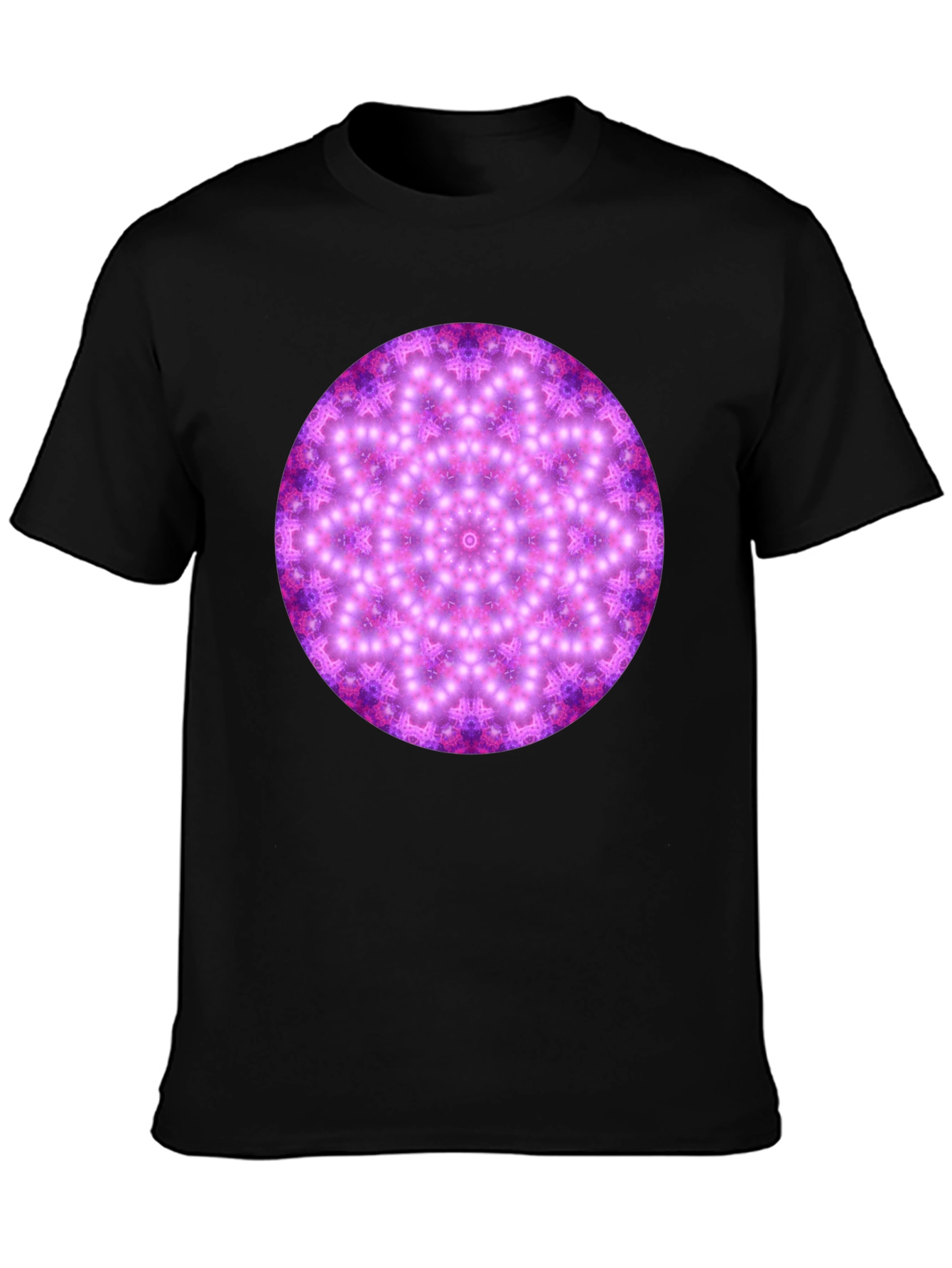 Cosmic Mandala Black T-Shirt