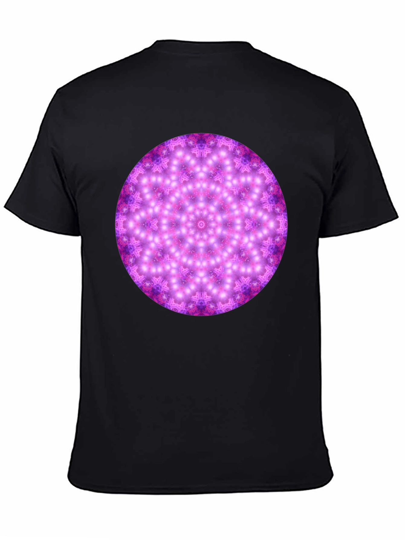 Cosmic Mandala Black T-Shirt