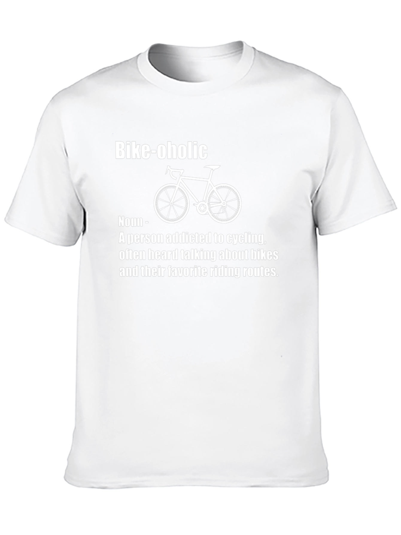 Bike-oholic T-Shirt: Cycling Addict Definition