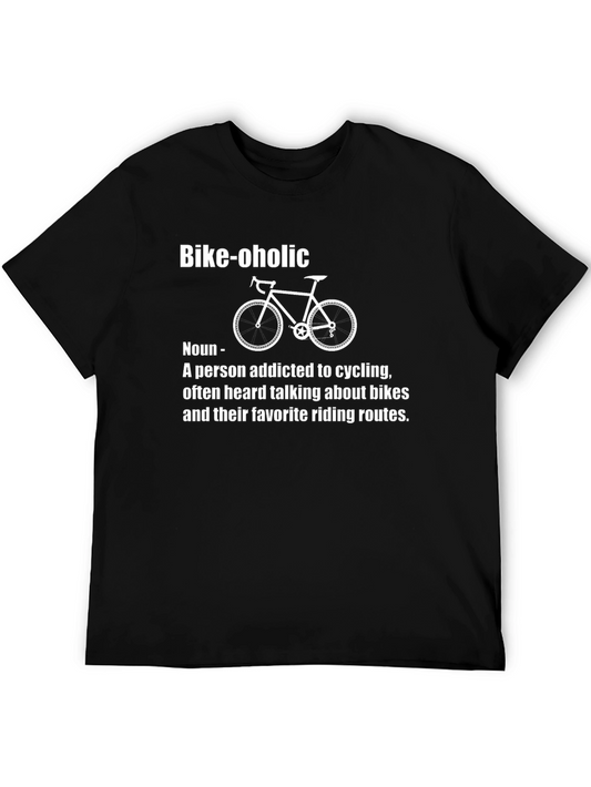 Bike-oholic T-Shirt: Cycling Addict Definition