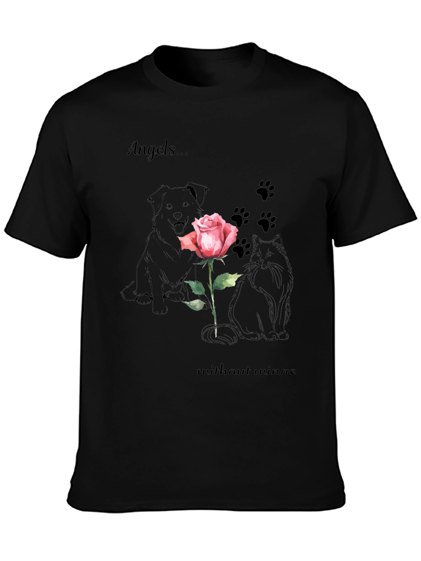 Angels Without Wings Graphic Tee