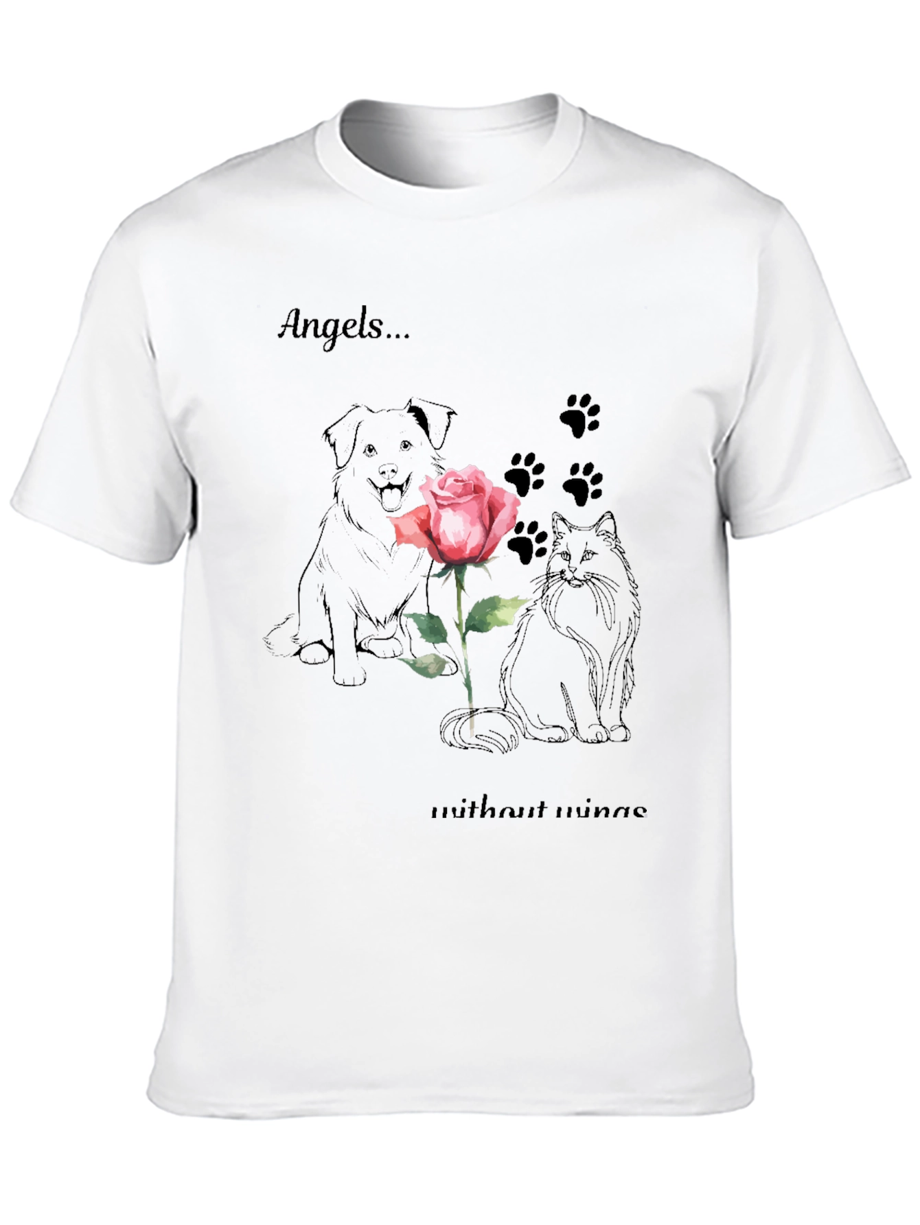 Angels Without Wings Graphic Tee