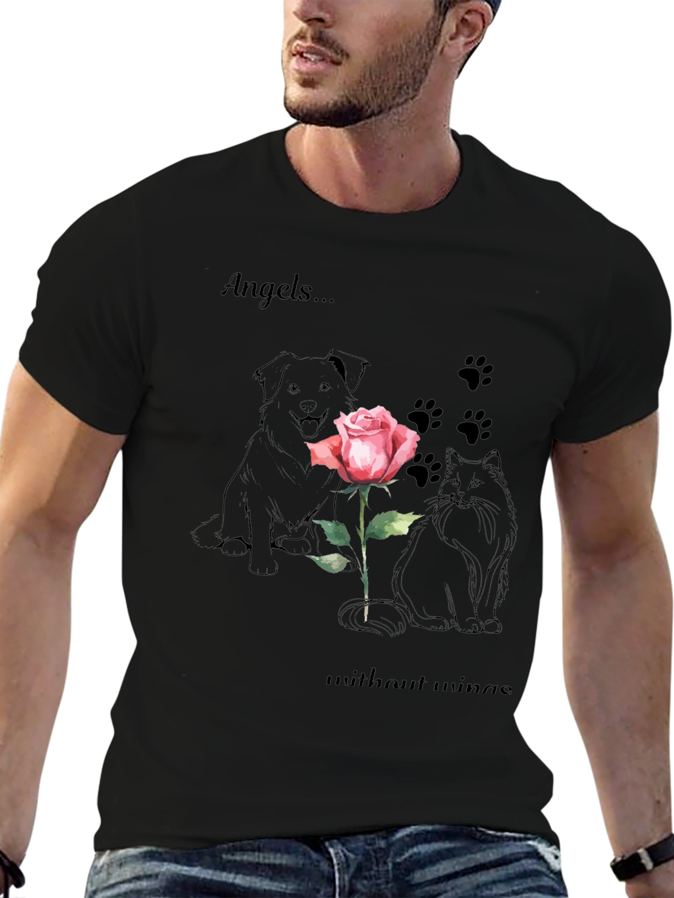 Angels Without Wings Graphic Tee