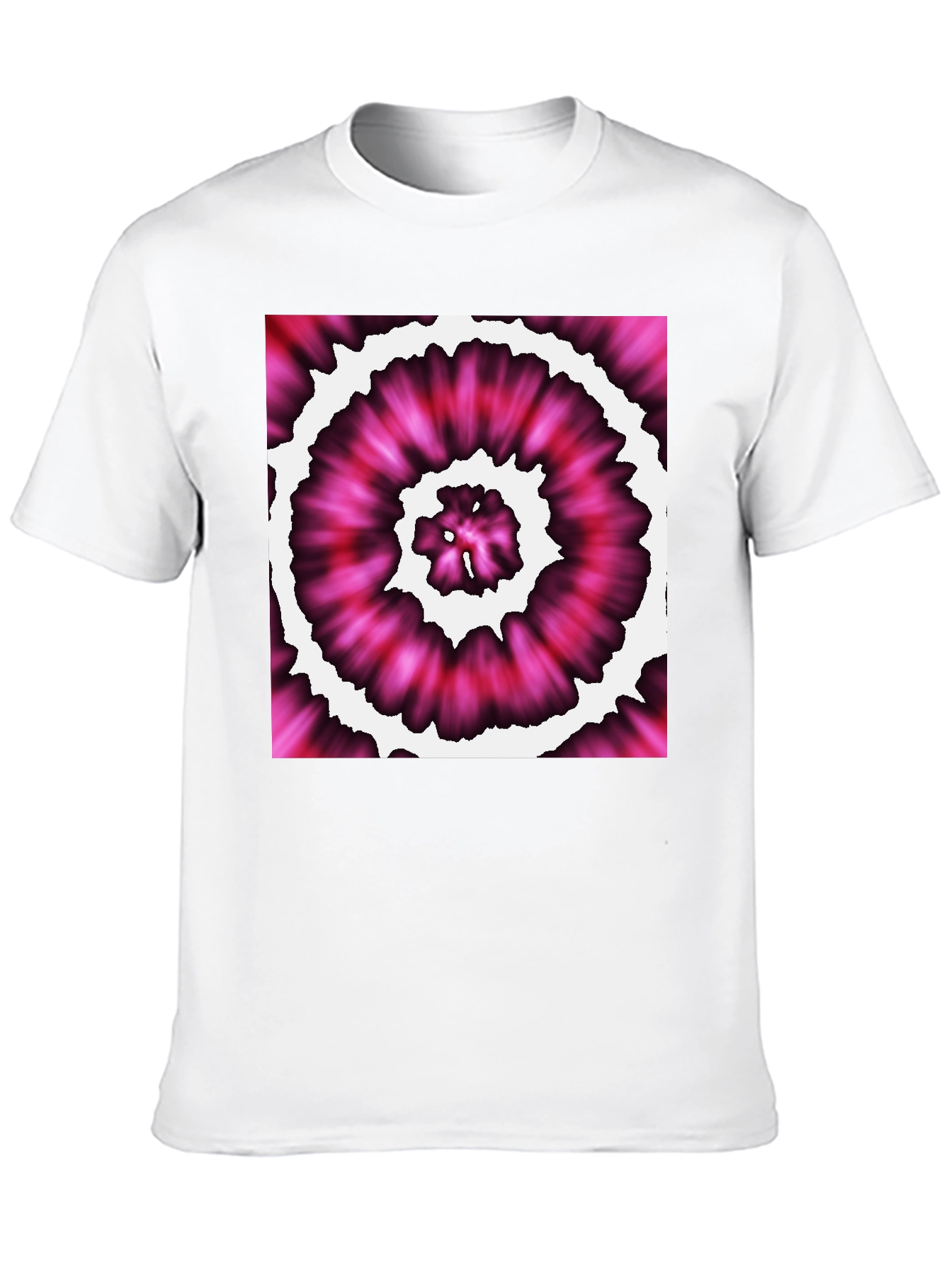 Vibrant Tie-Dye Black T-Shirt