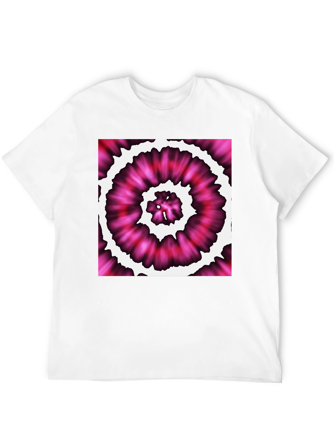 Vibrant Tie-Dye Black T-Shirt
