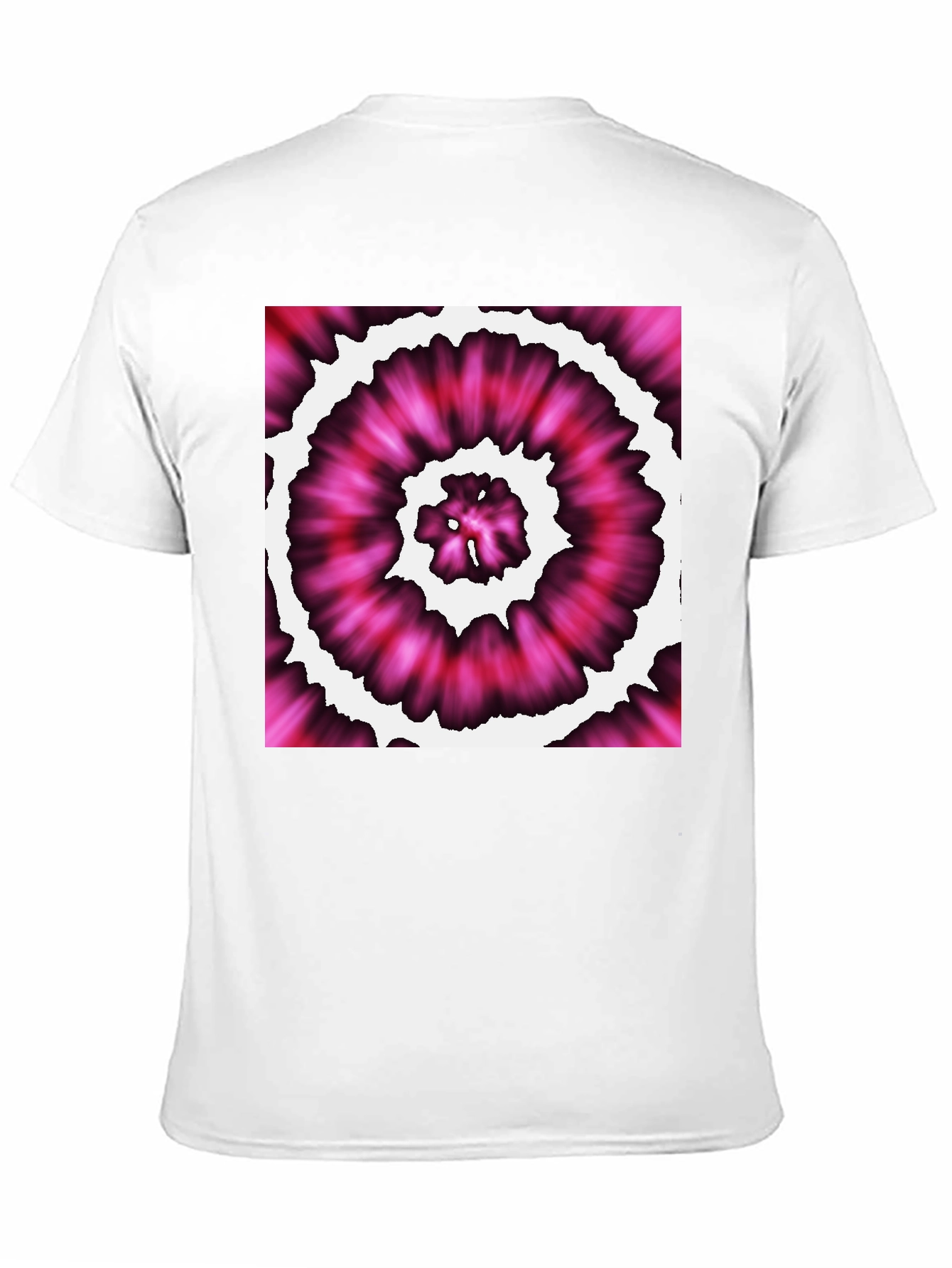 Vibrant Tie-Dye Black T-Shirt
