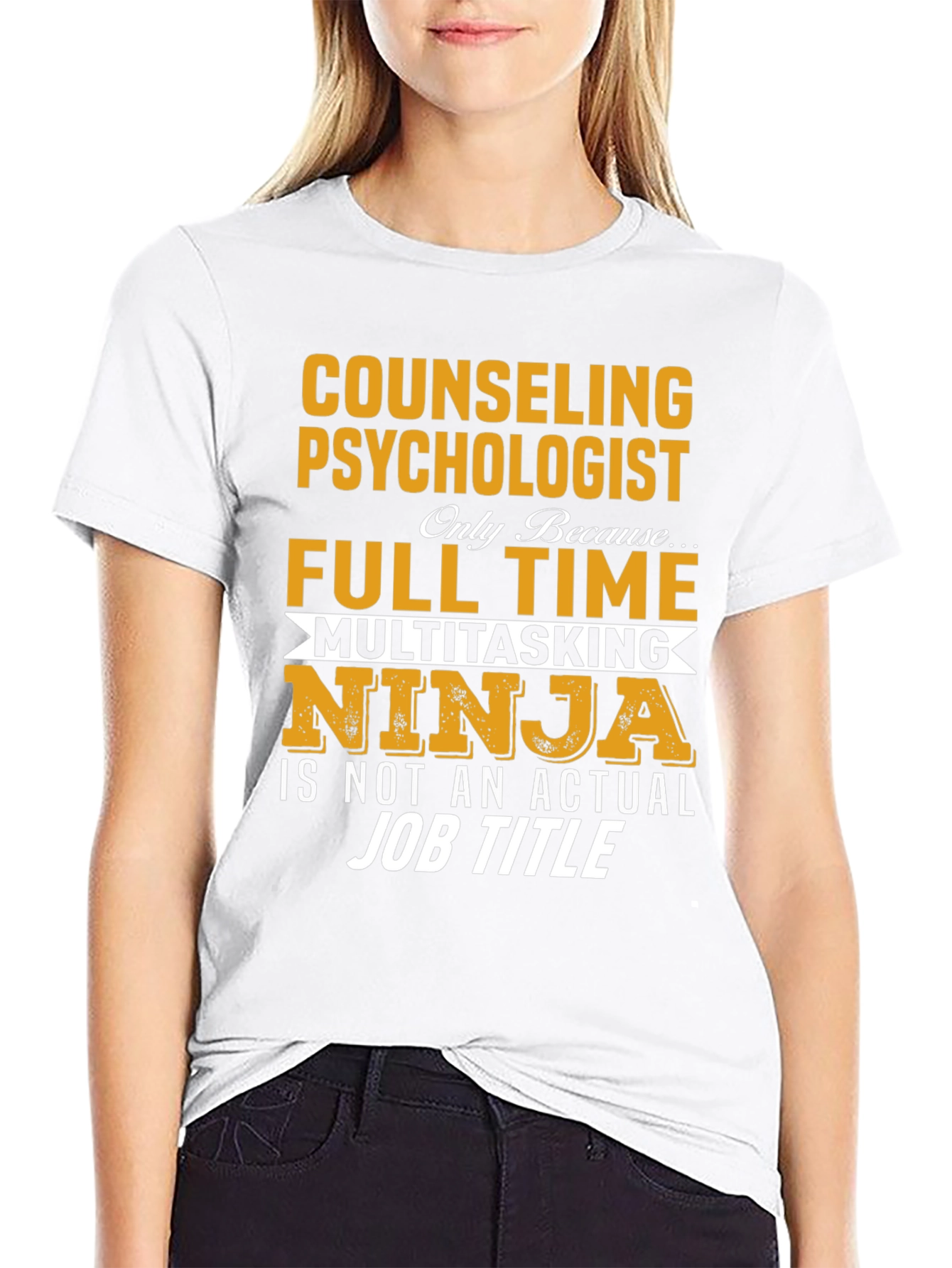 Counseling Psychologist Full Time Ninja T-Shirt