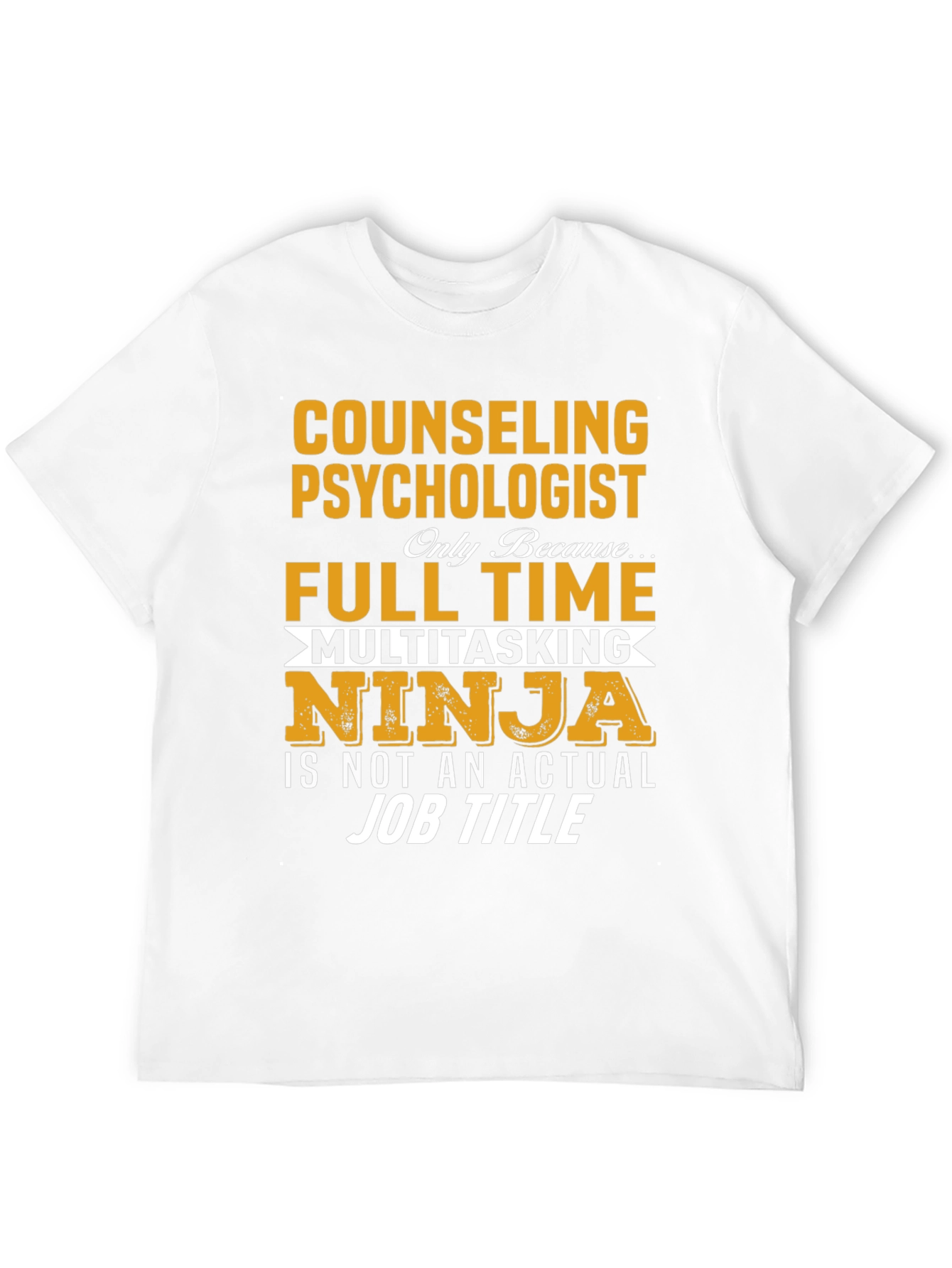Counseling Psychologist Full Time Ninja T-Shirt