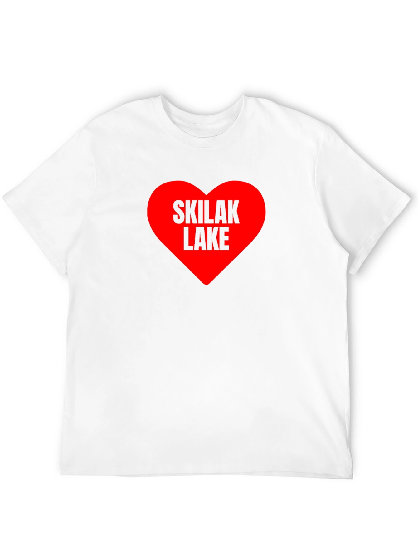Skilak Lake Heart T-Shirt