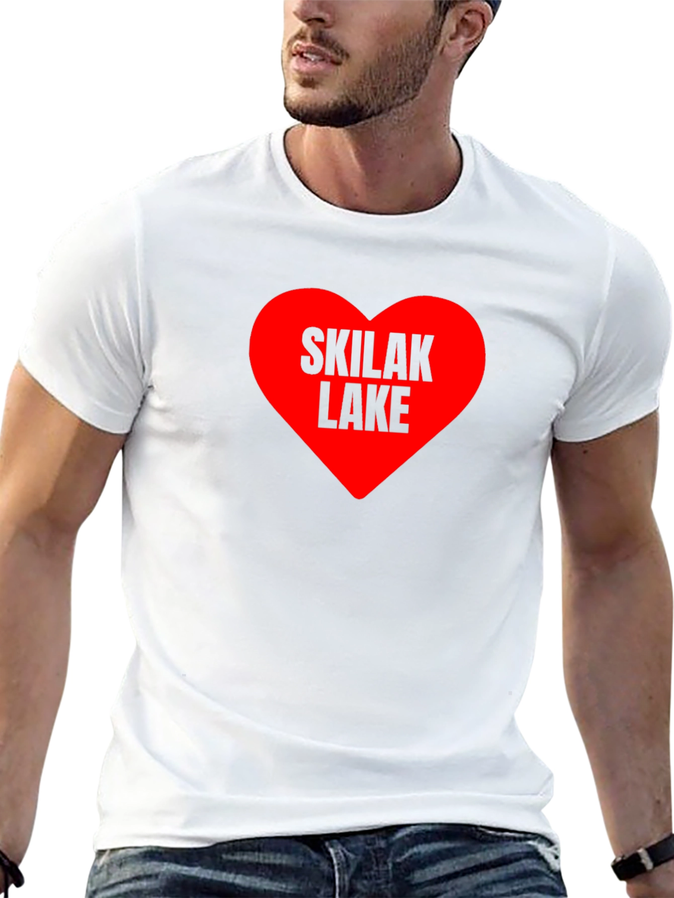 Skilak Lake Heart T-Shirt