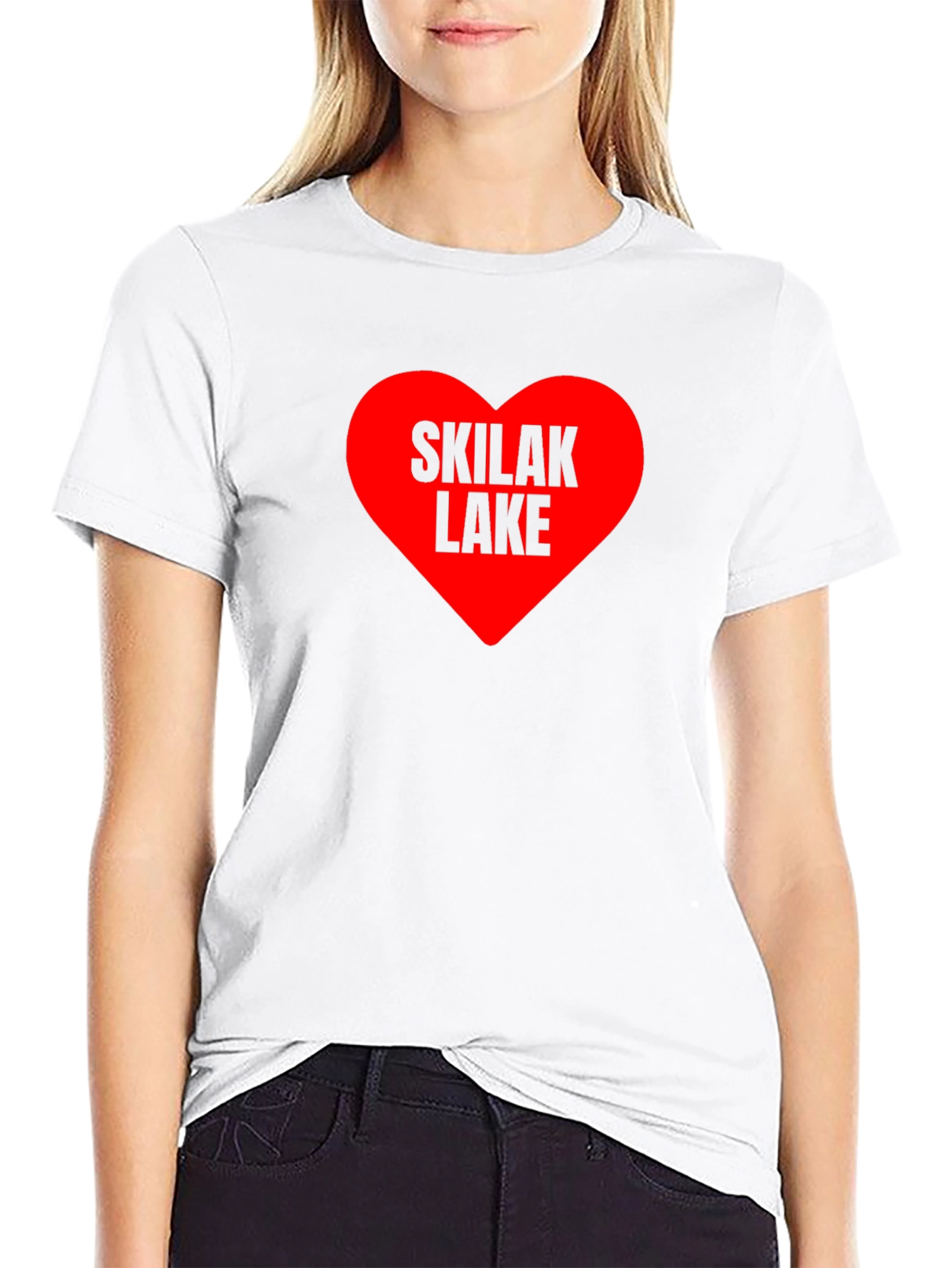 Skilak Lake Heart T-Shirt