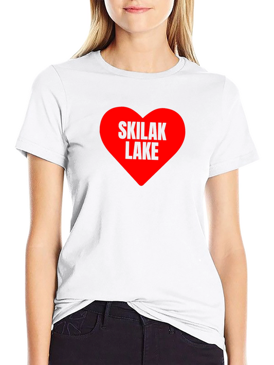 Skilak Lake Heart T-Shirt