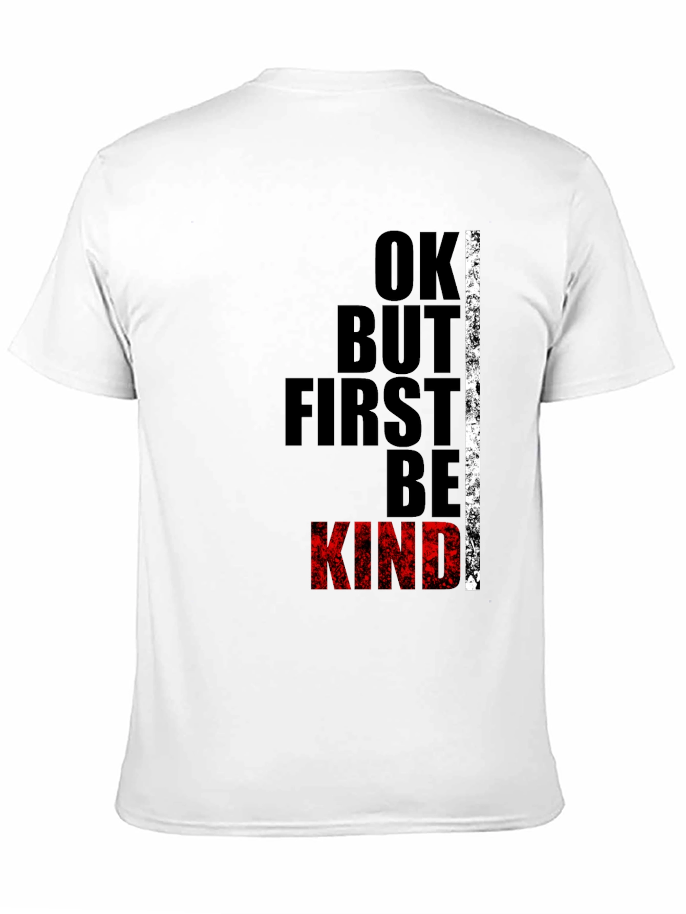 Ok But First Be Kind Black Graphic Tee