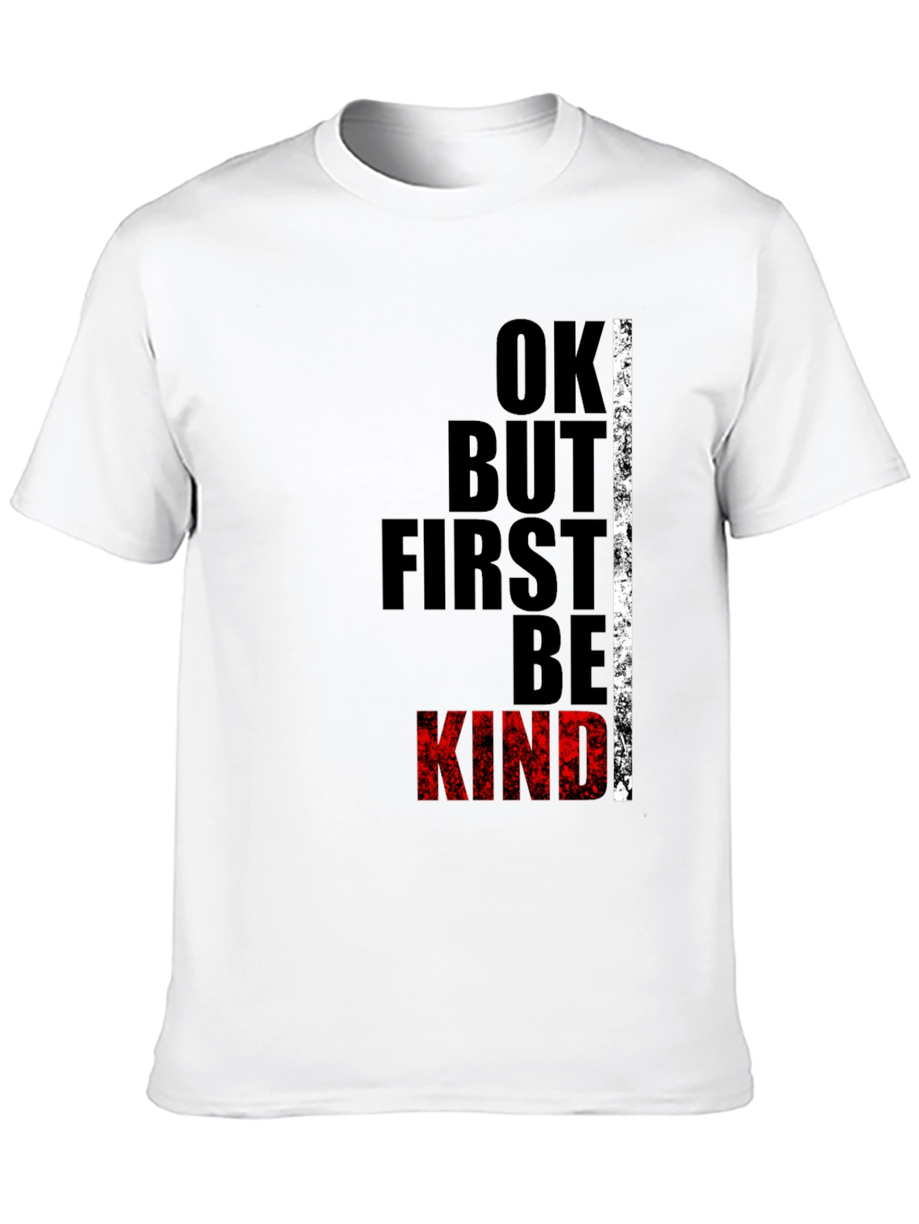 Ok But First Be Kind Black Graphic Tee