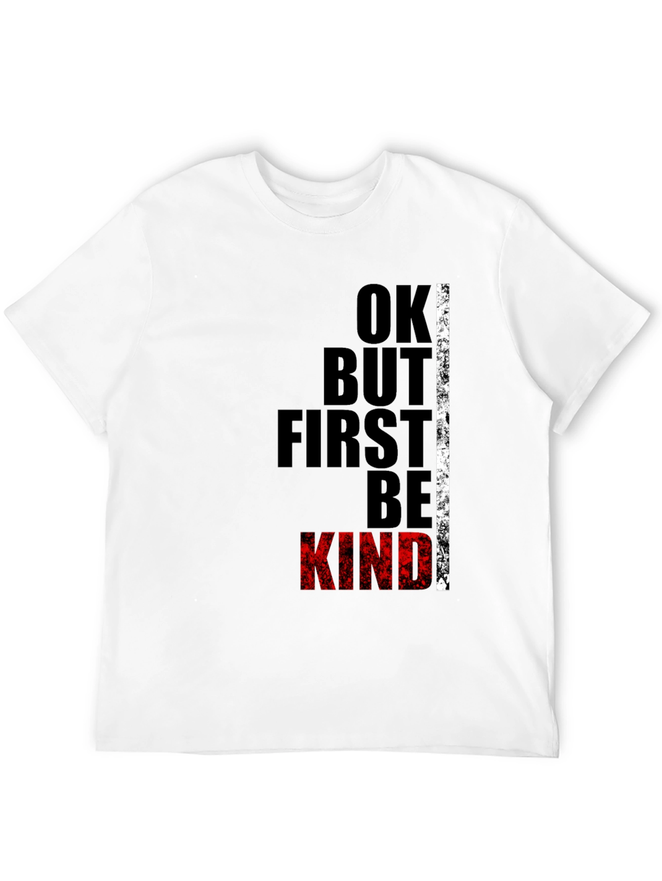 Ok But First Be Kind Black Graphic Tee