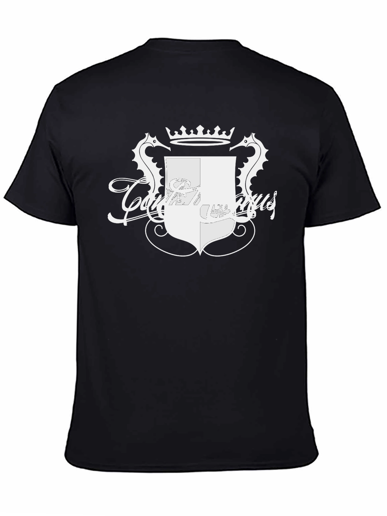 Couriamus Black Graphic Tee
