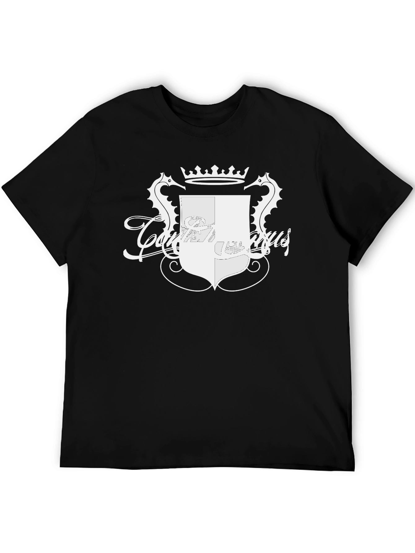 Couriamus Black Graphic Tee