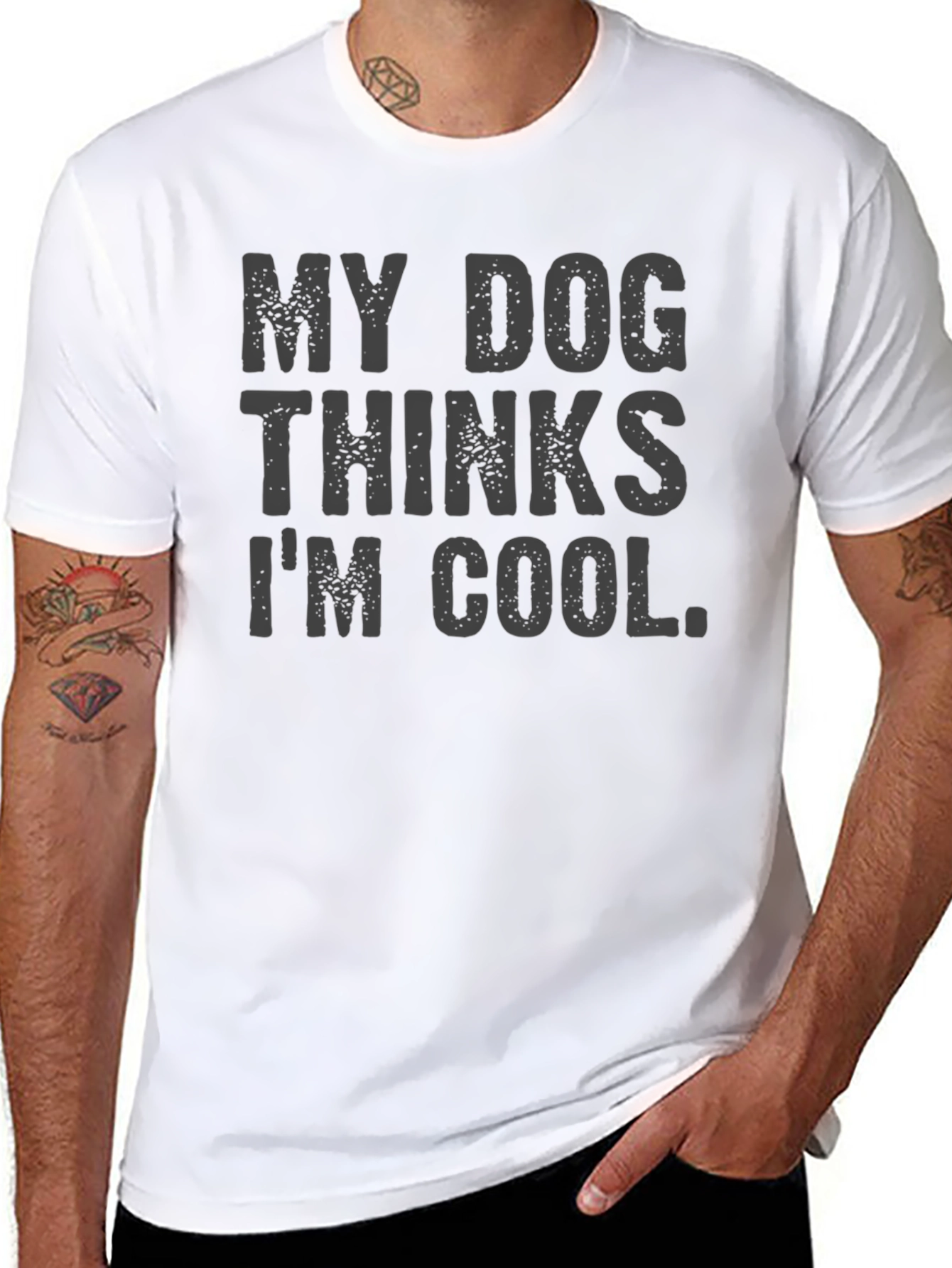 My Dog Thinks Im Cool Graphic Tee
