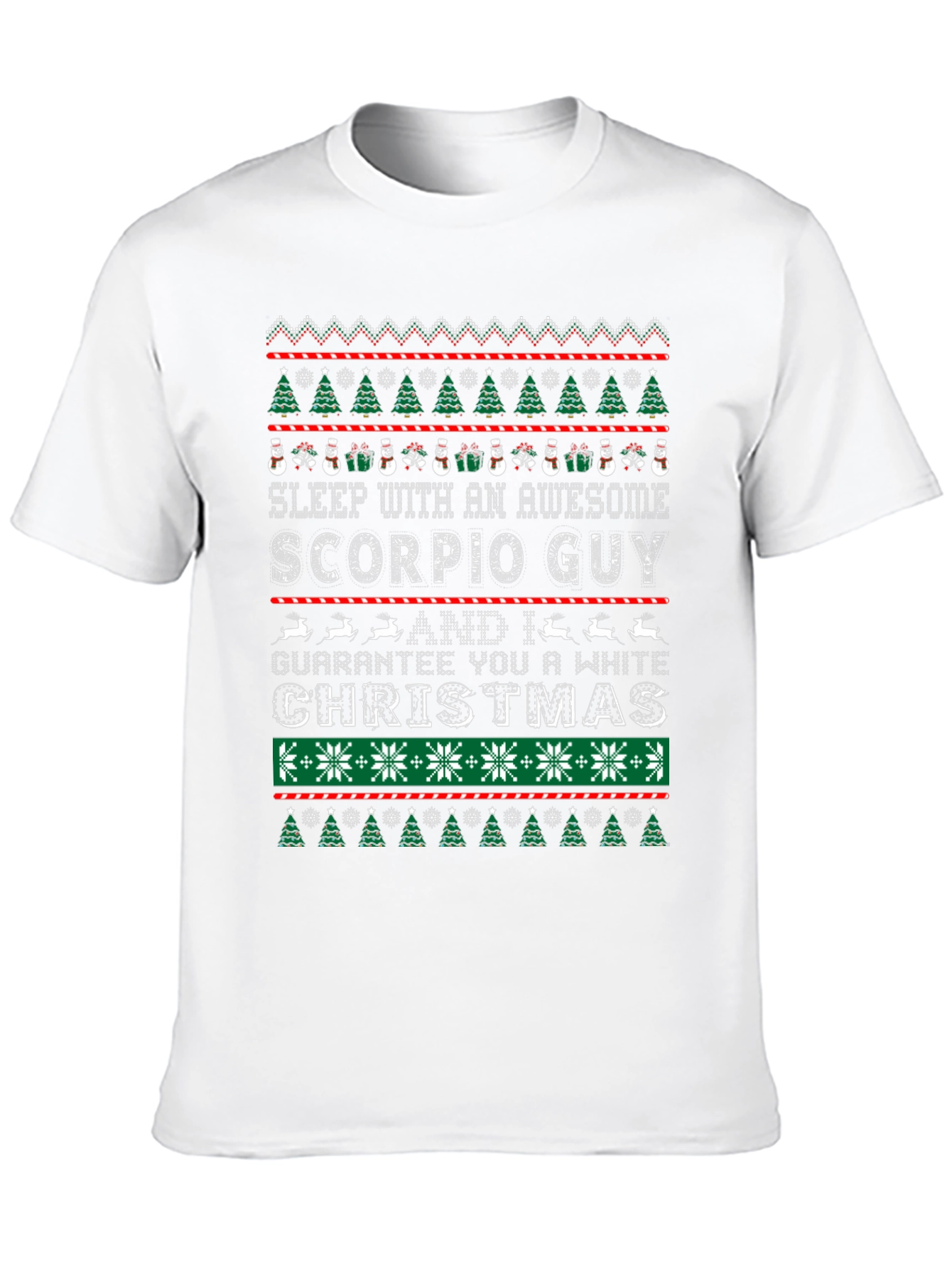 Awesome Scorpio Guy Christmas T-Shirt