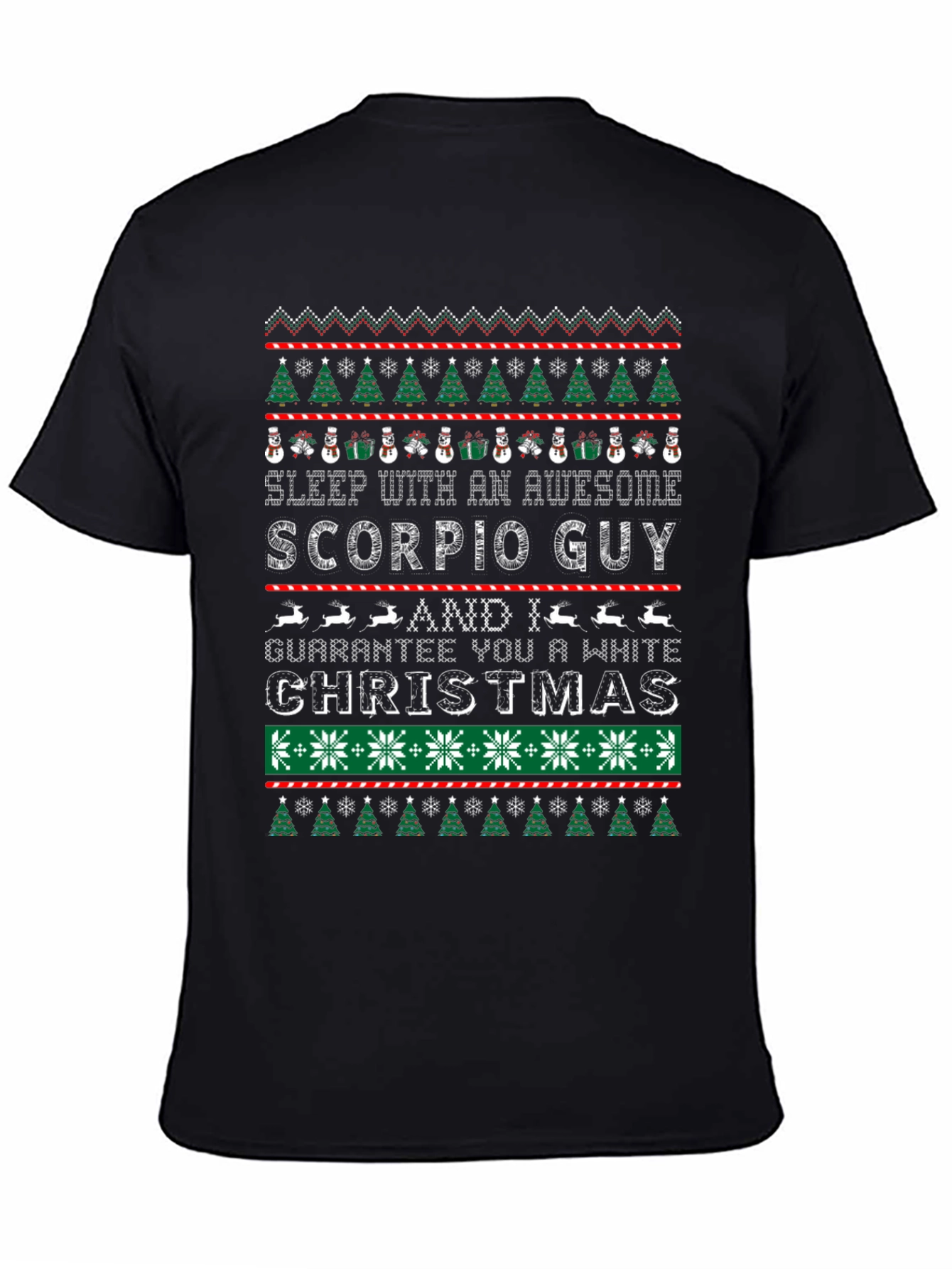 Awesome Scorpio Guy Christmas T-Shirt