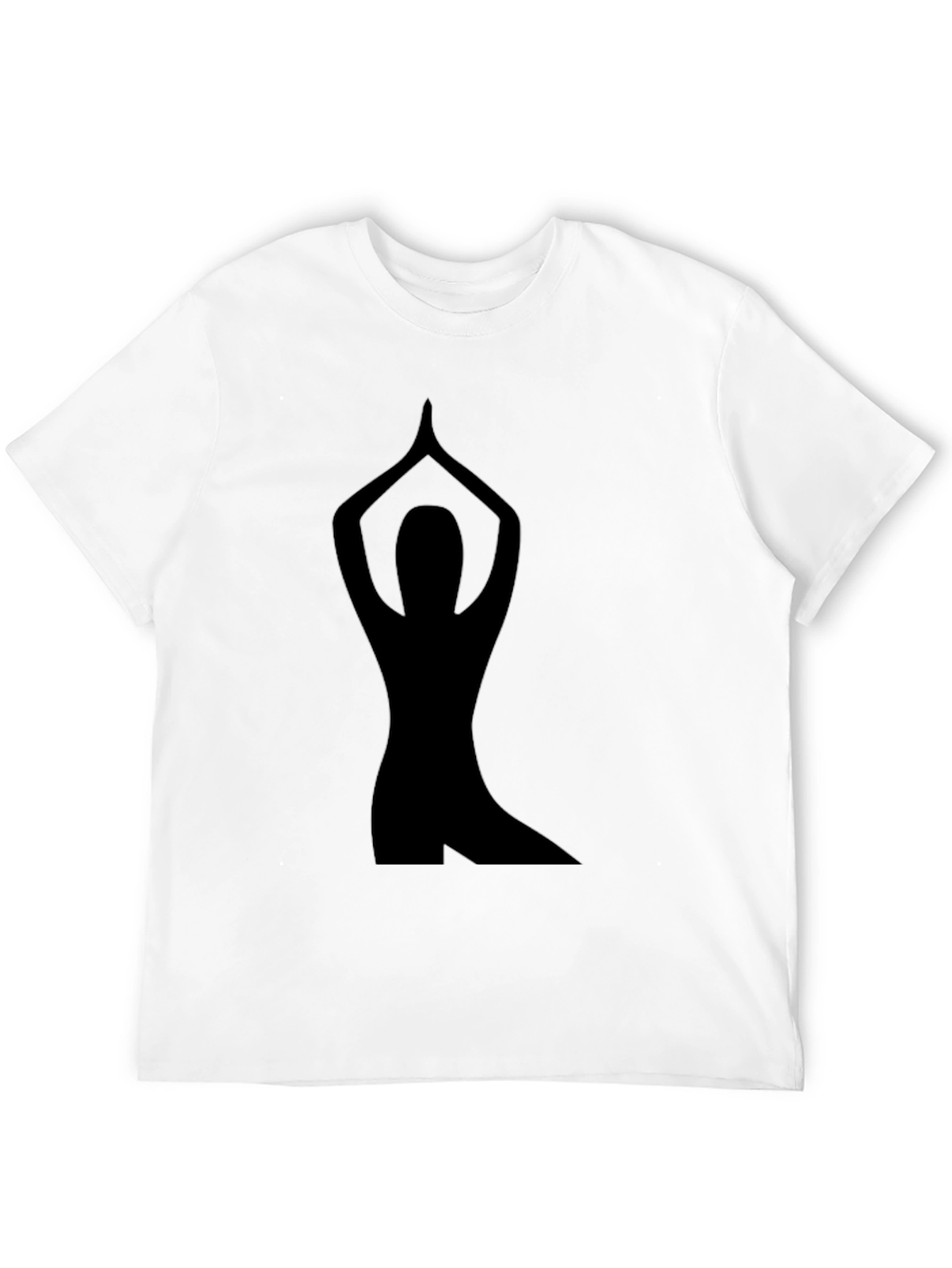 Yoga Pose Graphic Tee - Black