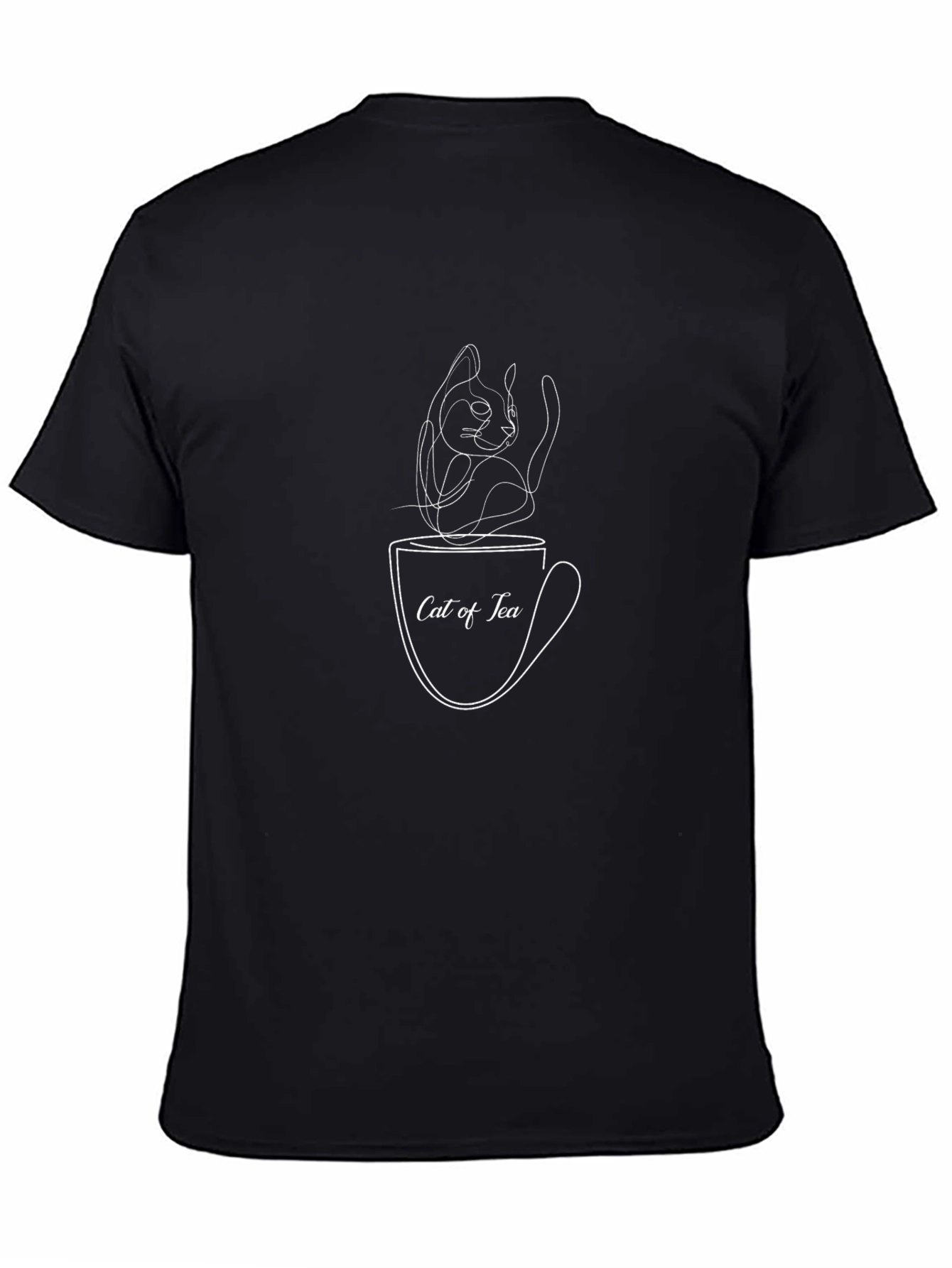 Cat of Tea Graphic Tee - Soft Cotton Blend