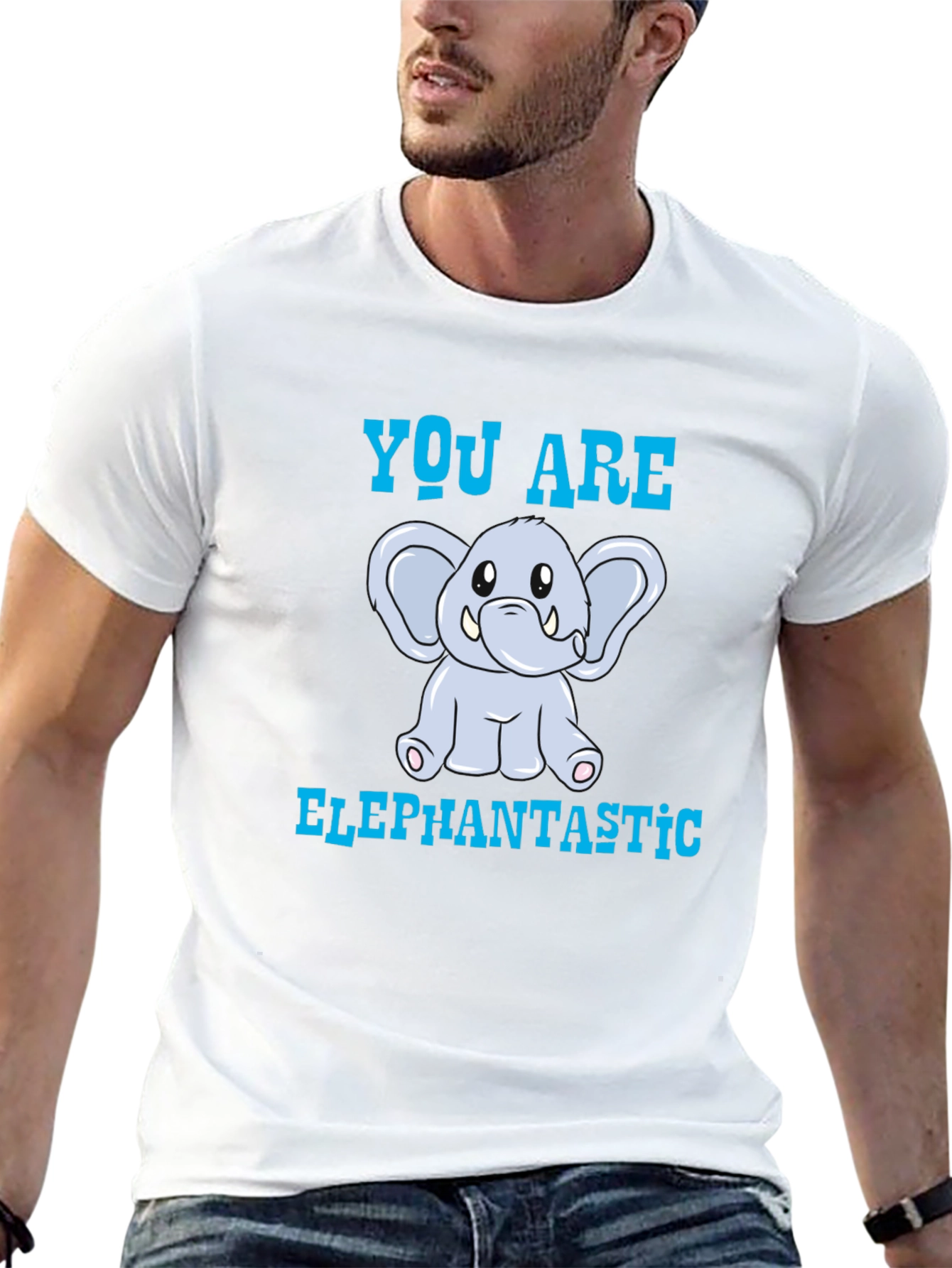 Elephantastic Graphic Tee - Cute Animal Lover Shirt