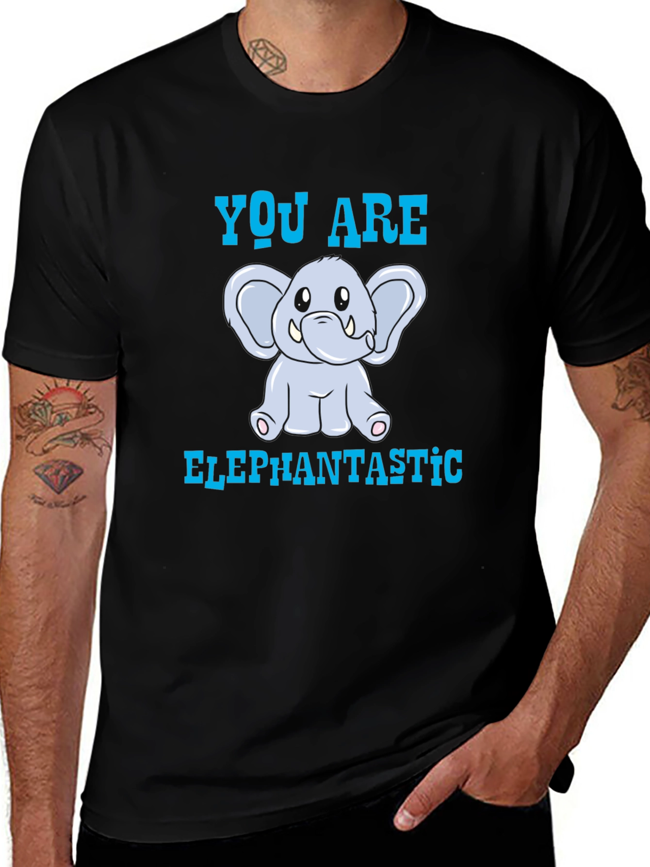 Elephantastic Graphic Tee - Cute Animal Lover Shirt