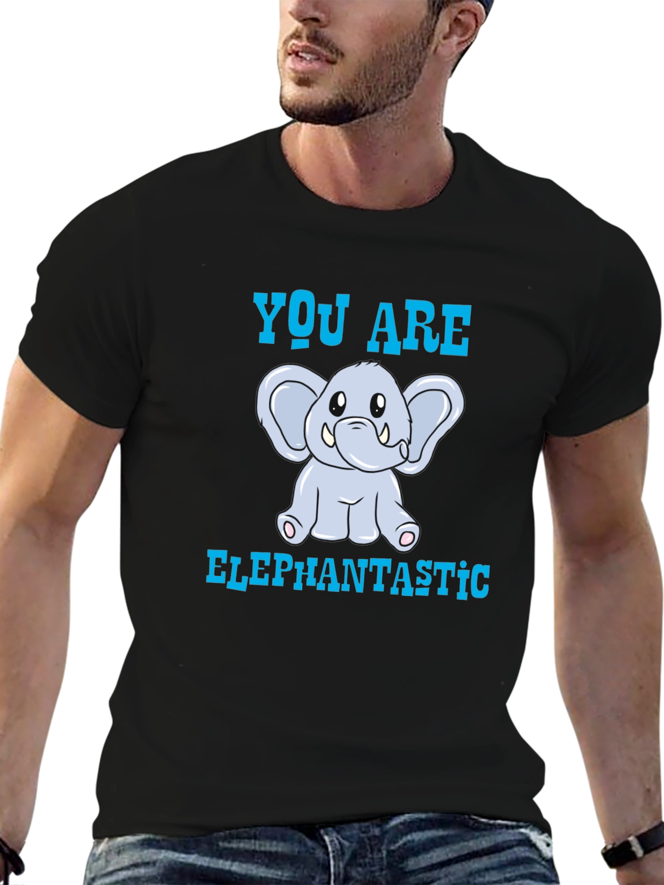 Elephantastic Graphic Tee - Cute Animal Lover Shirt