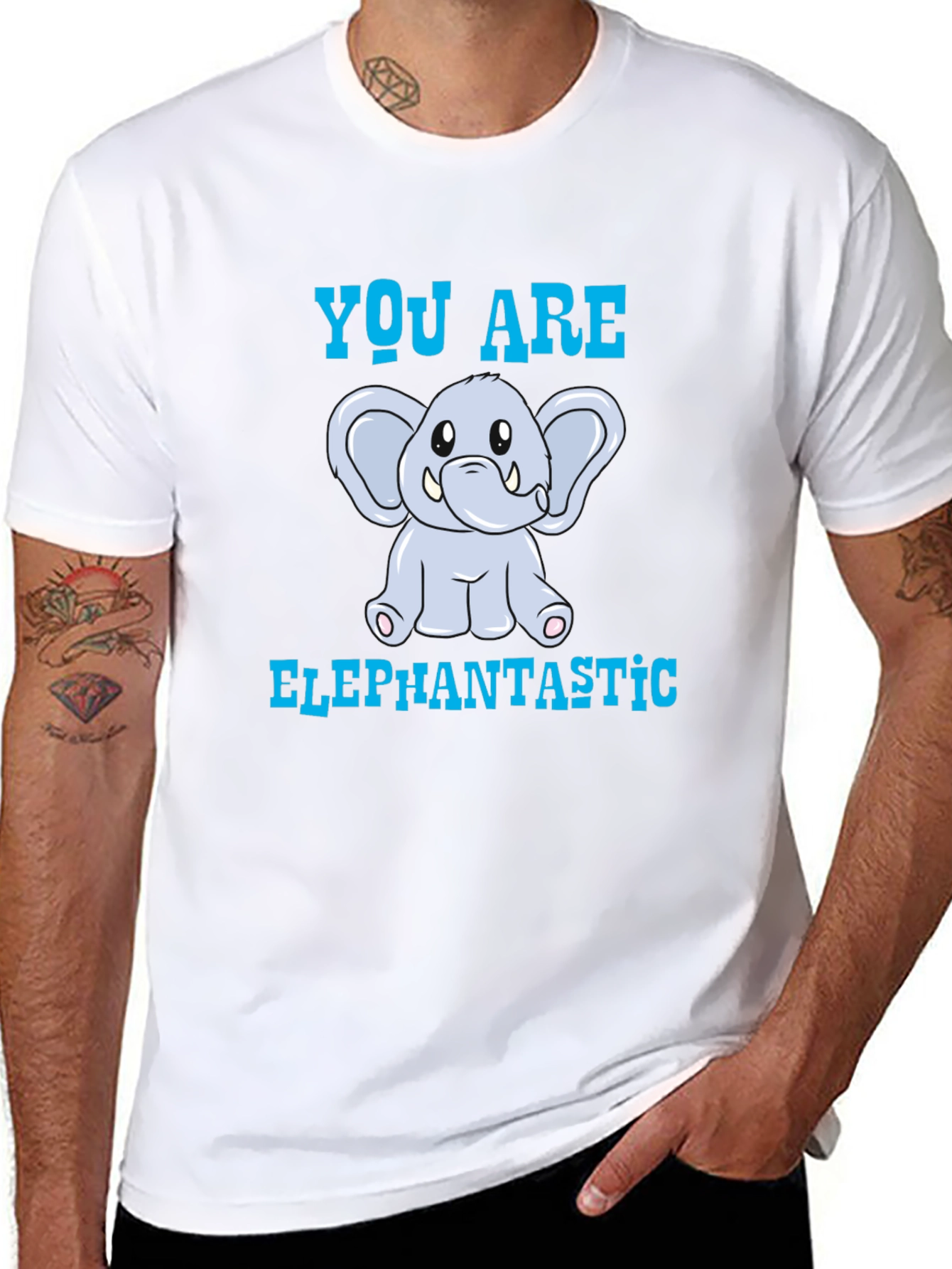 Elephantastic Graphic Tee - Cute Animal Lover Shirt