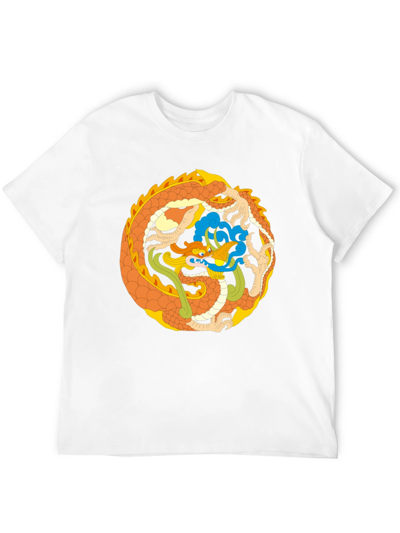 Dragon Circle Graphic Tee - Stylish & Unique Design