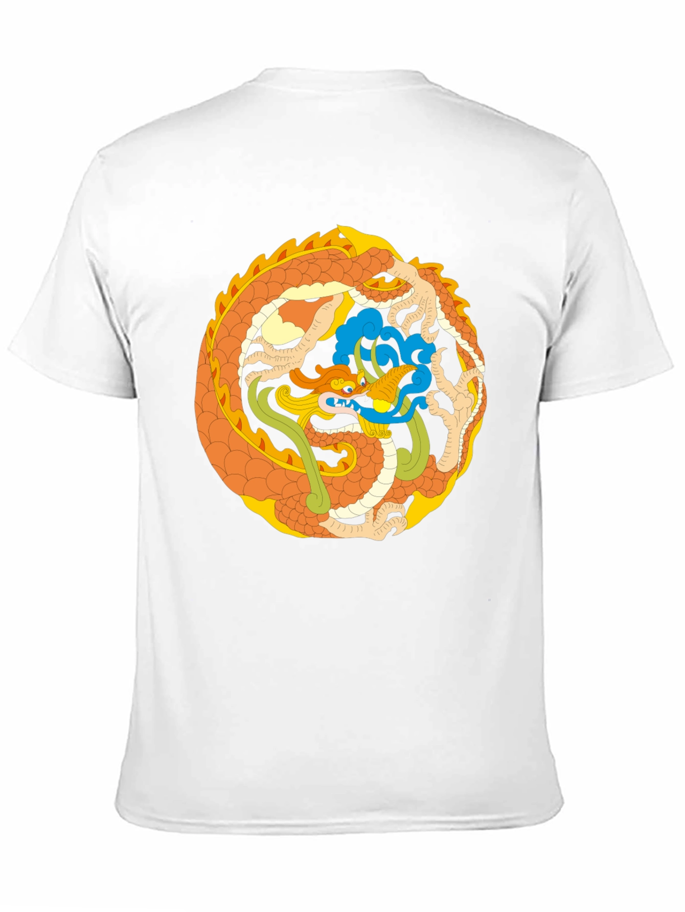Dragon Circle Graphic Tee - Stylish & Unique Design
