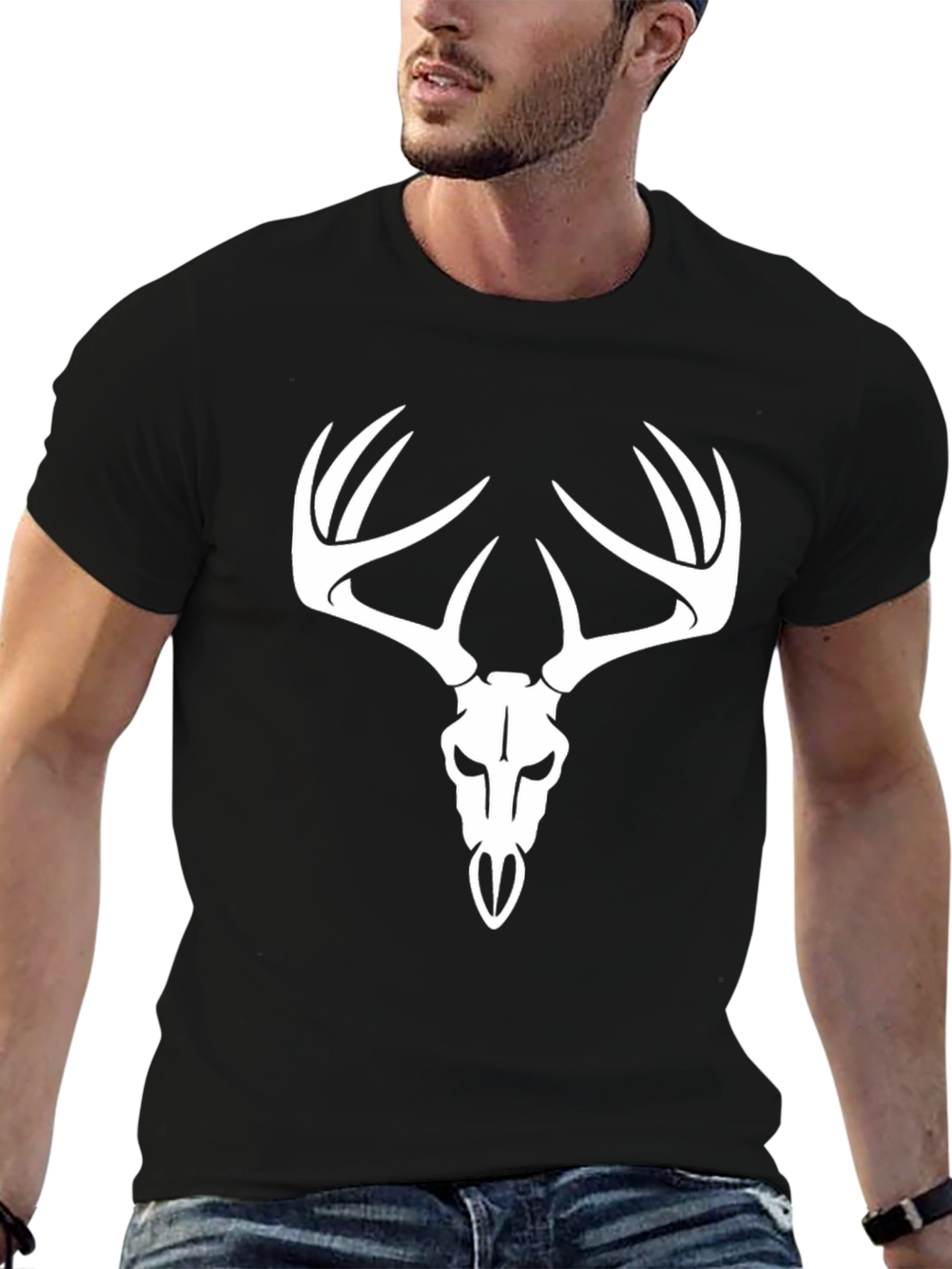 Deer Skull T-Shirt - Hunting & Outdoors Apparel