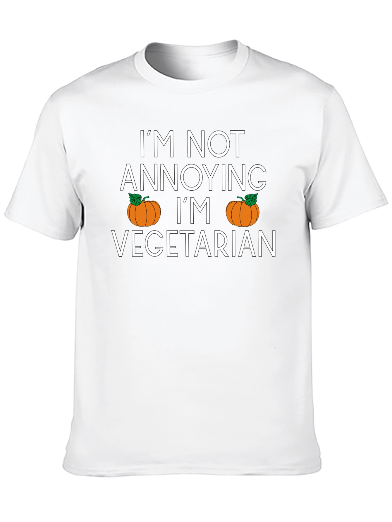 Funny Vegetarian Pumpkin T-Shirt