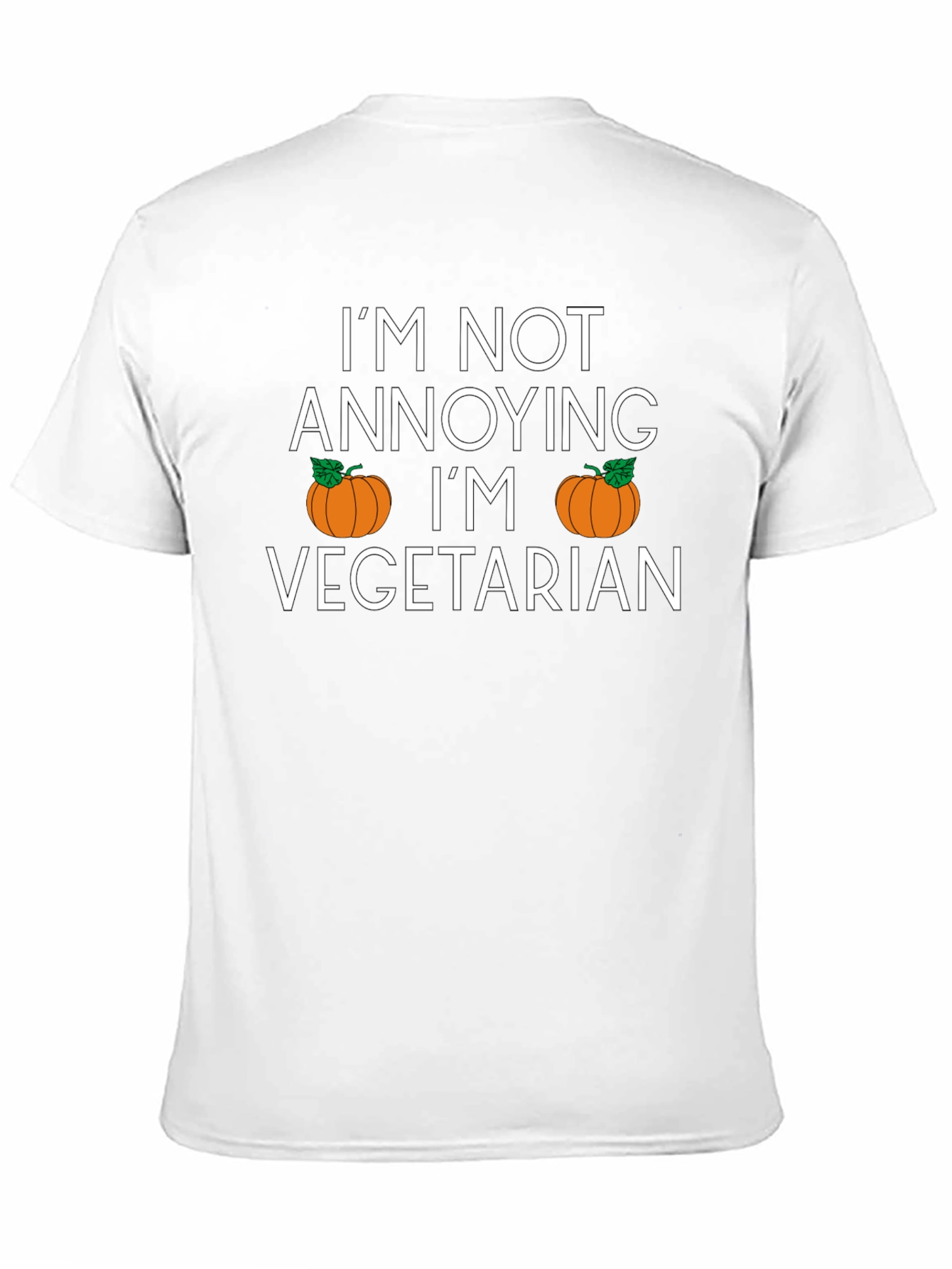 Funny Vegetarian Pumpkin T-Shirt