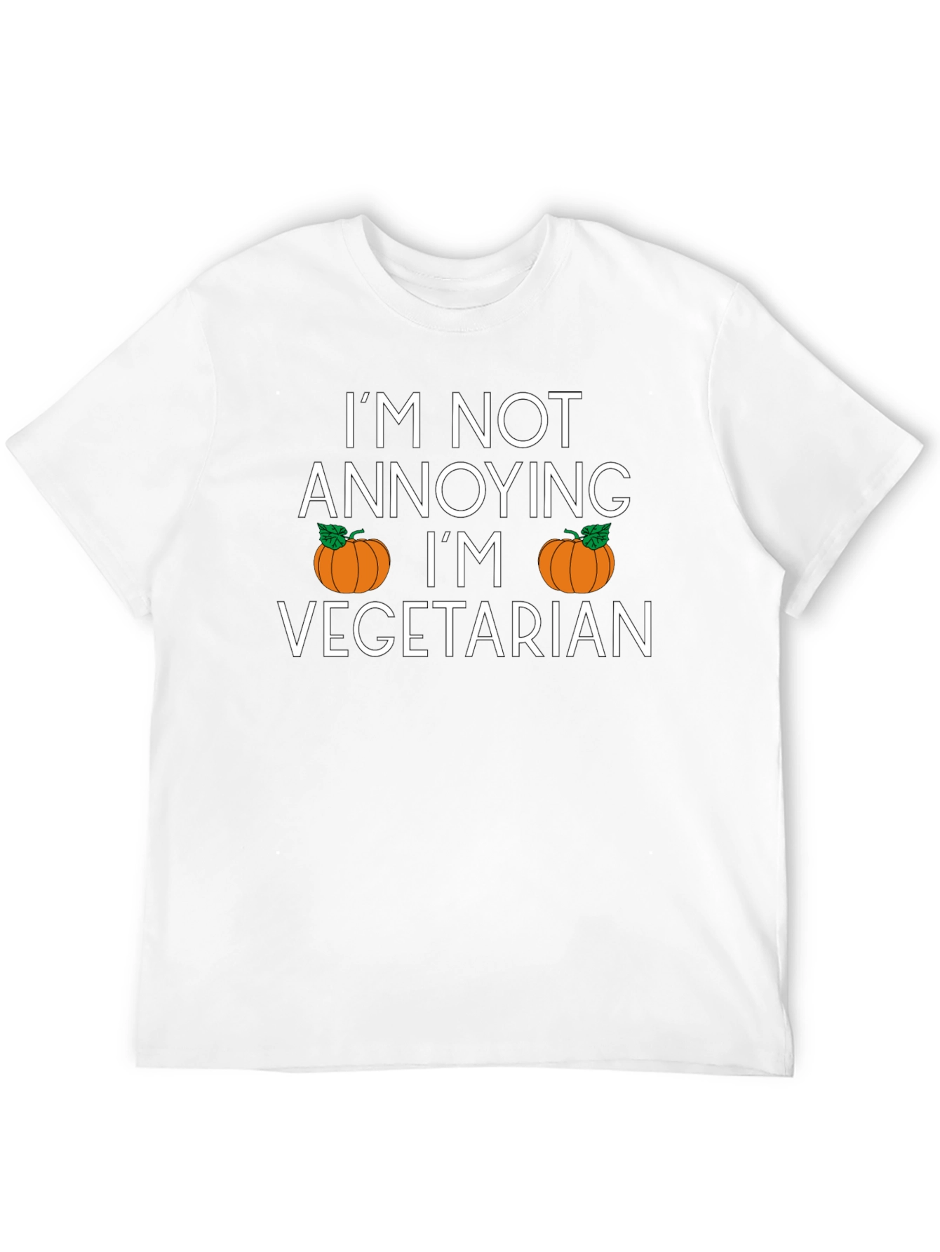 Funny Vegetarian Pumpkin T-Shirt