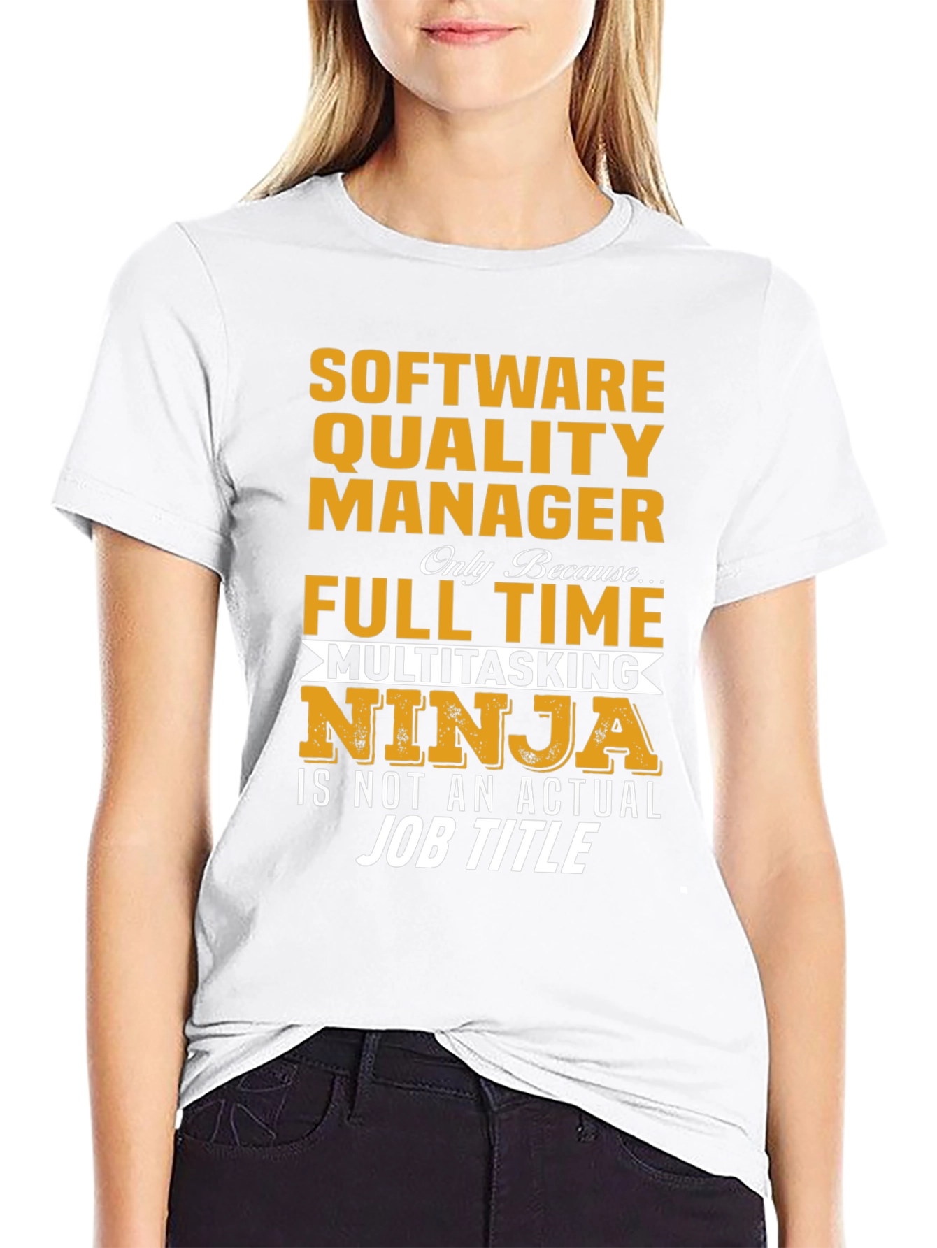Software Quality Manager T-Shirt - Ninja Job Title