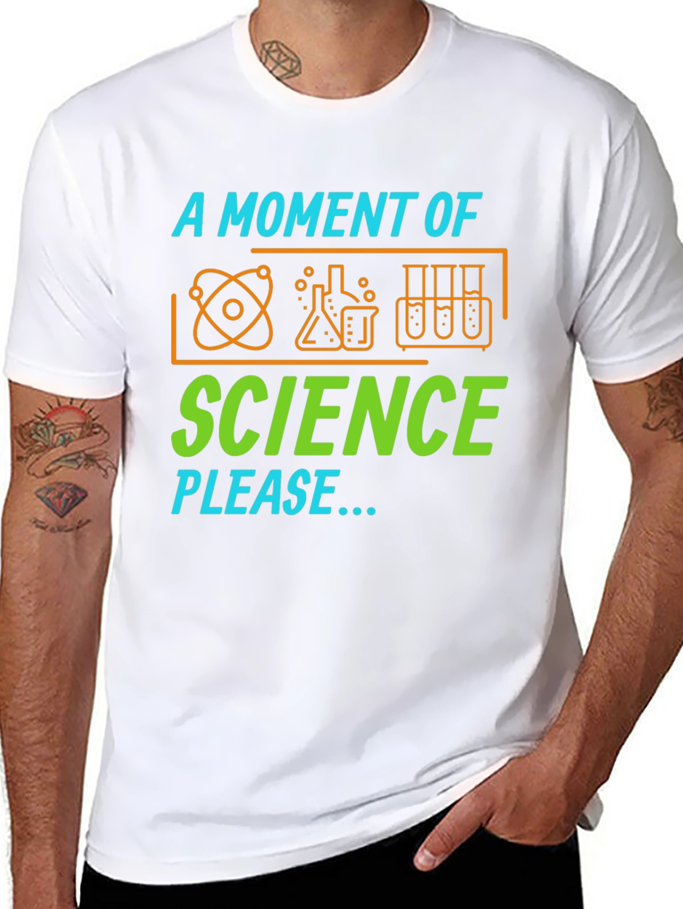 Science Please T-Shirt - Funny Geeky Science Tee
