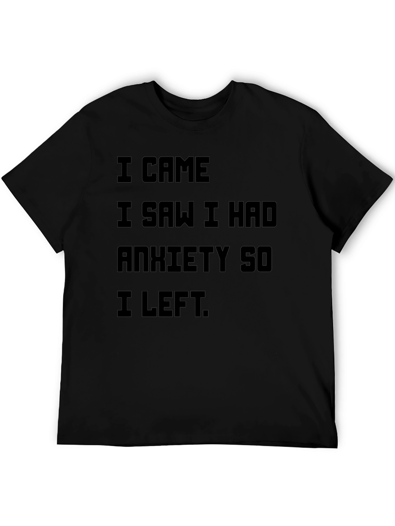 Anxiety Funny Graphic T-Shirt