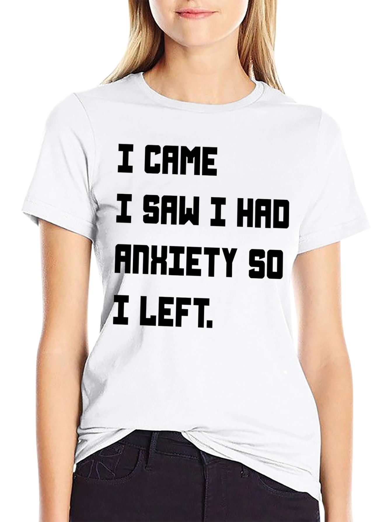 Anxiety Funny Graphic T-Shirt