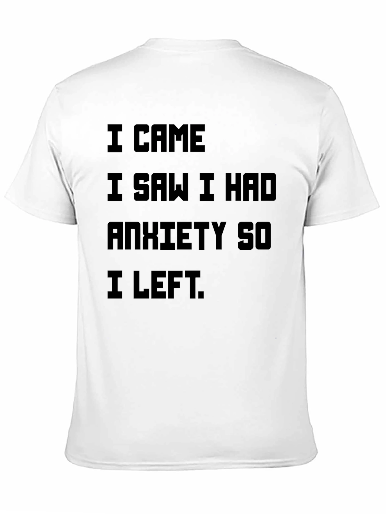 Anxiety Funny Graphic T-Shirt