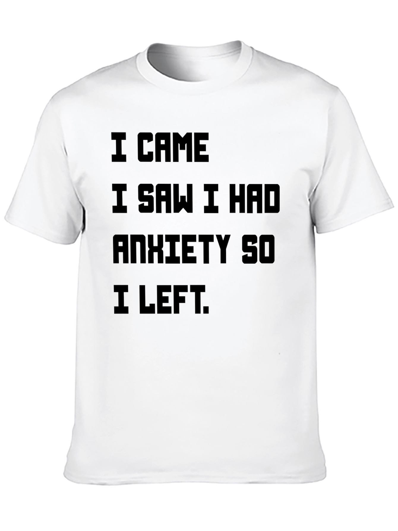 Anxiety Funny Graphic T-Shirt