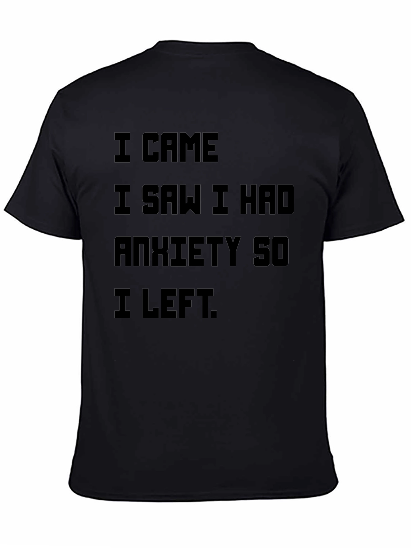 Anxiety Funny Graphic T-Shirt
