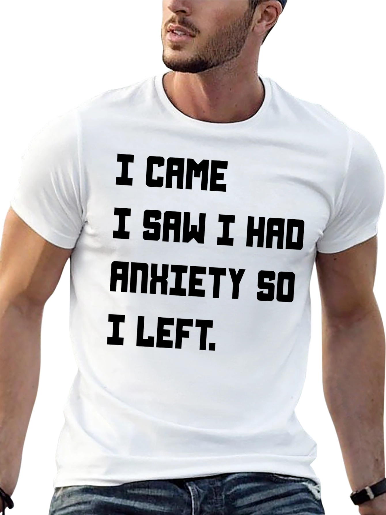 Anxiety Funny Graphic T-Shirt